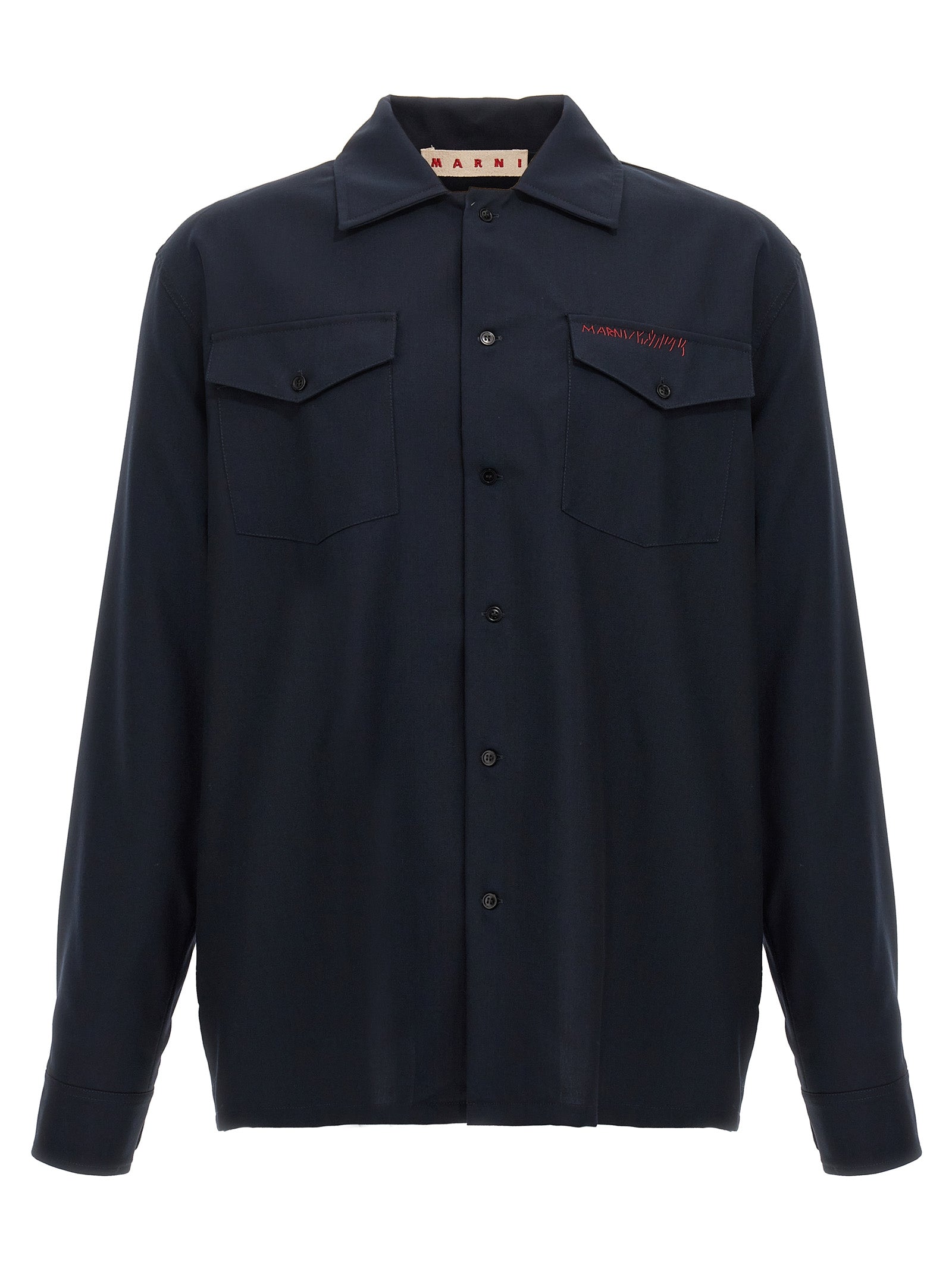 Marni Logo Embroidery Shirt