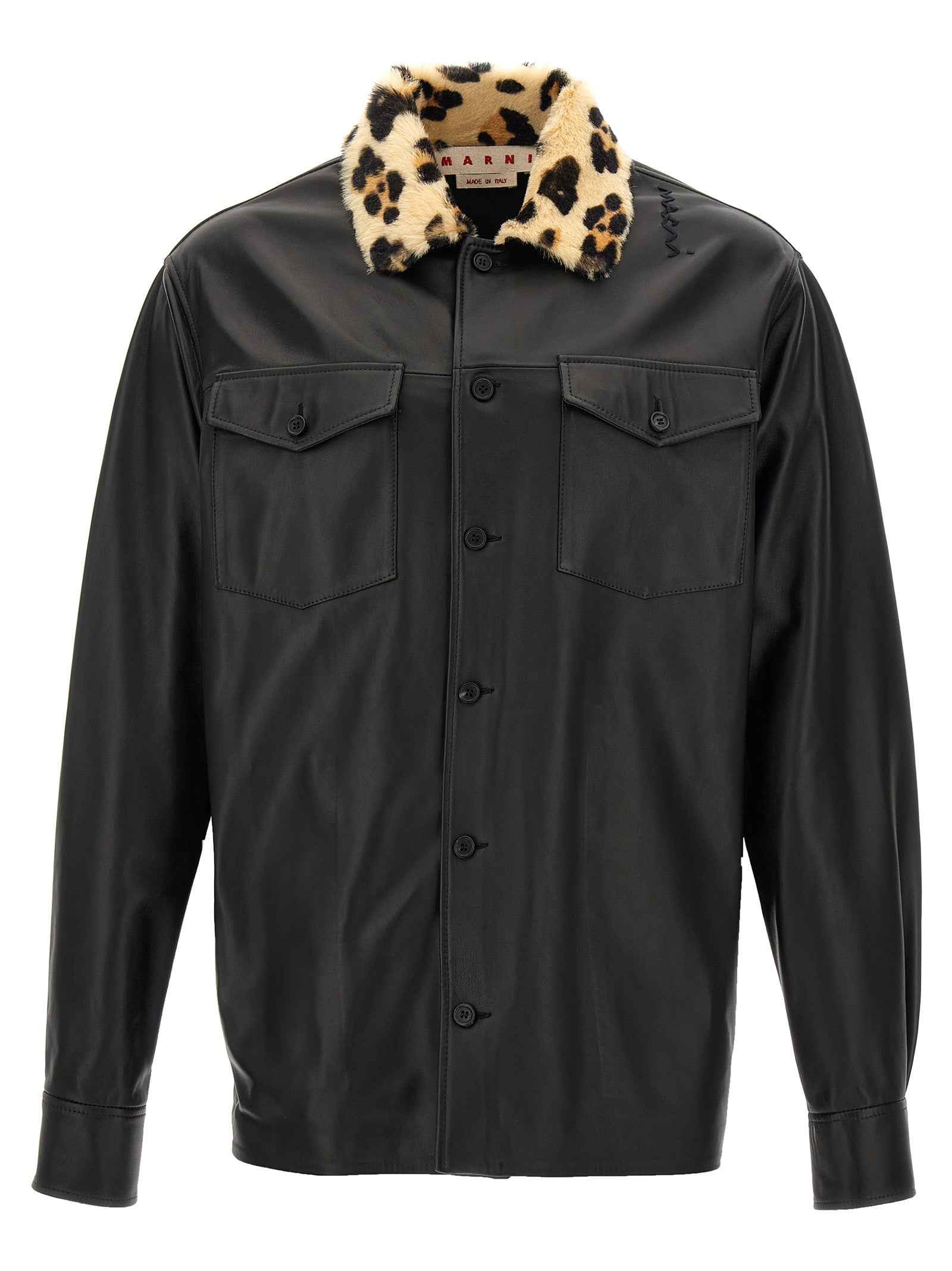 Marni Animal Collar Nappa Shirt