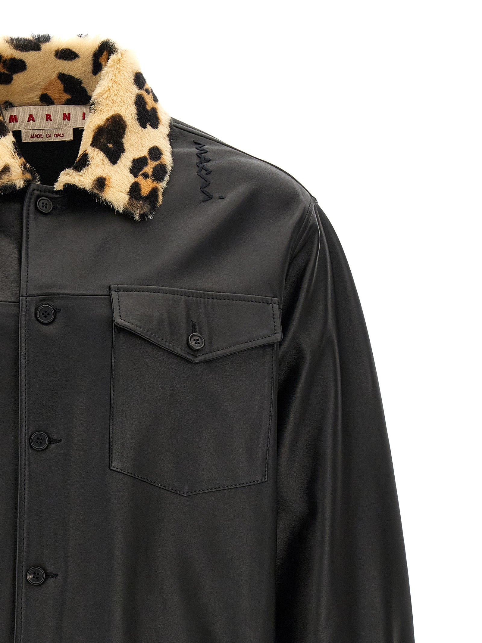 Marni Animal Collar Nappa Shirt