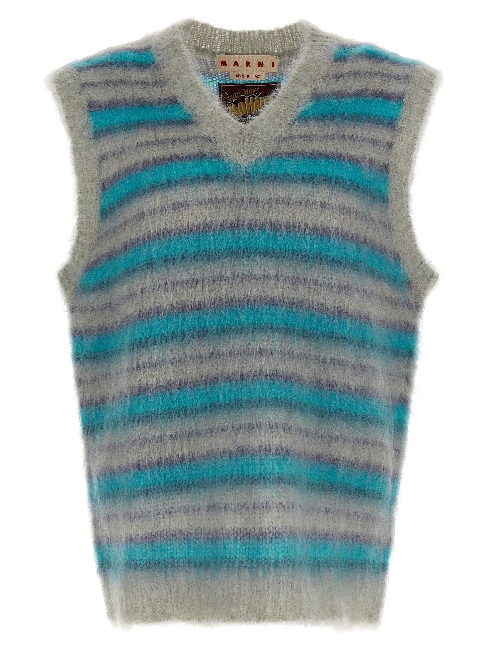 Marni 'Brushed Stripes Fuzzy Wuzzy' Vest