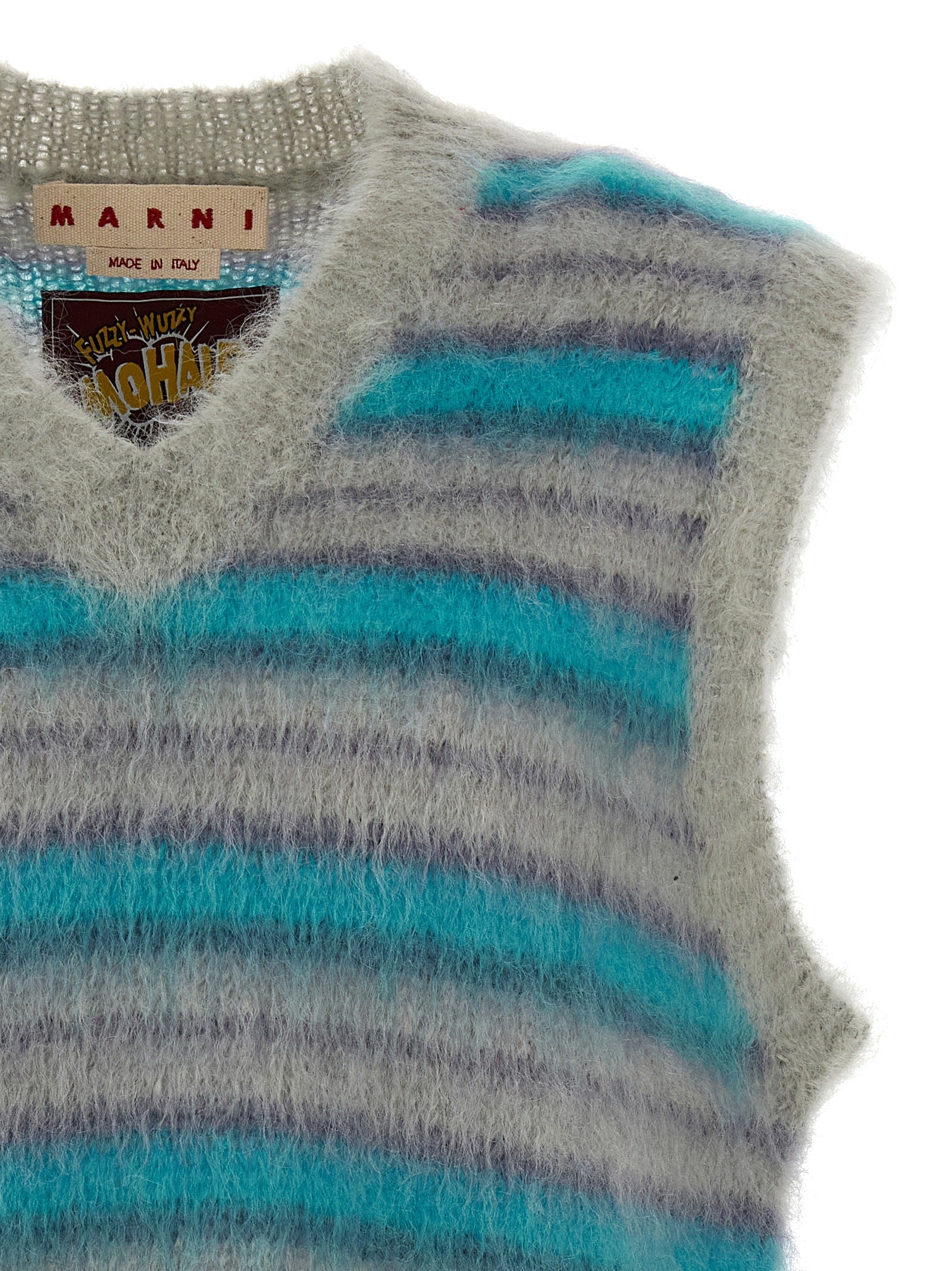 Marni 'Brushed Stripes Fuzzy Wuzzy' Vest