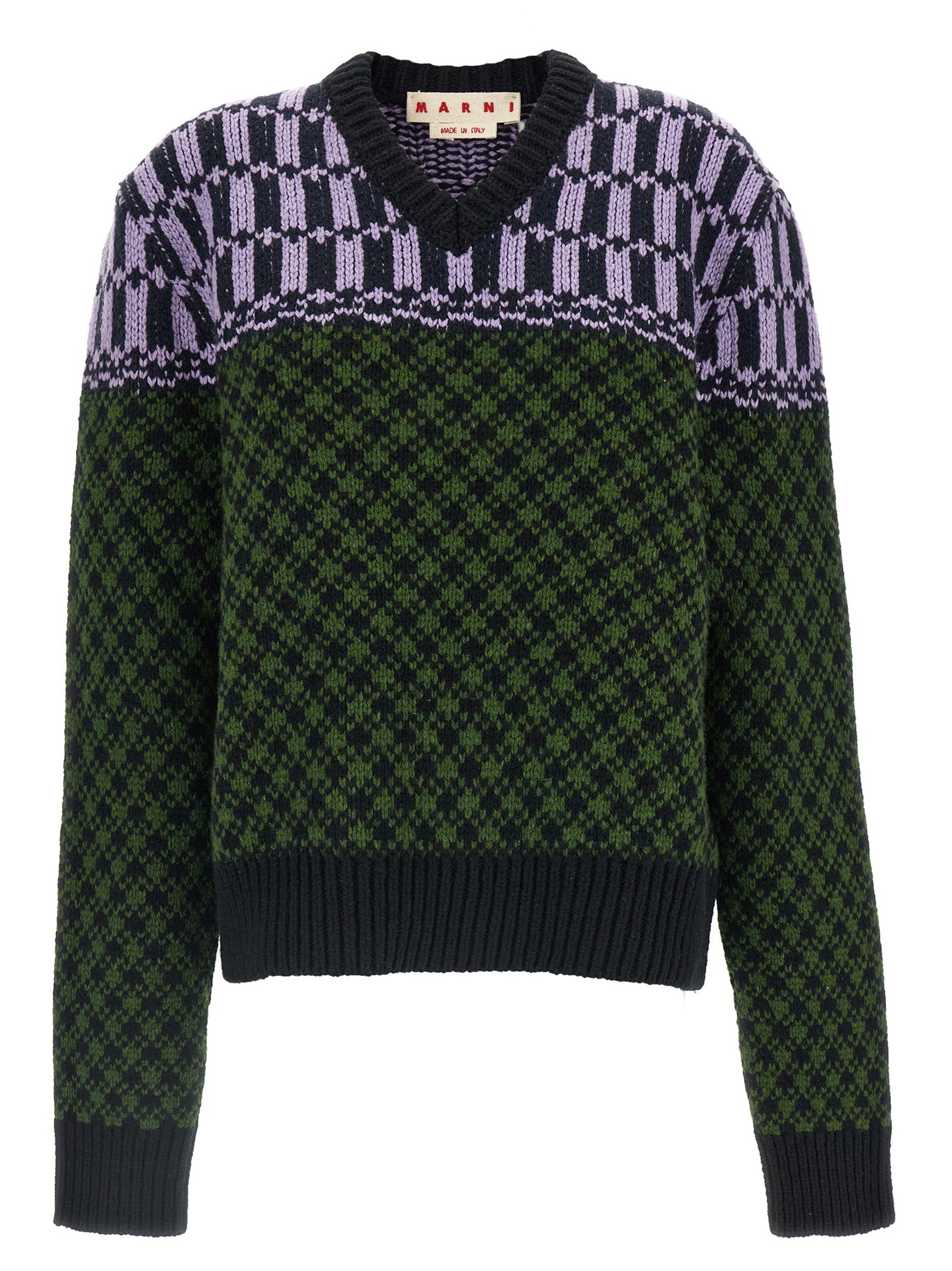 Marni Sweater With Geometric Pattern