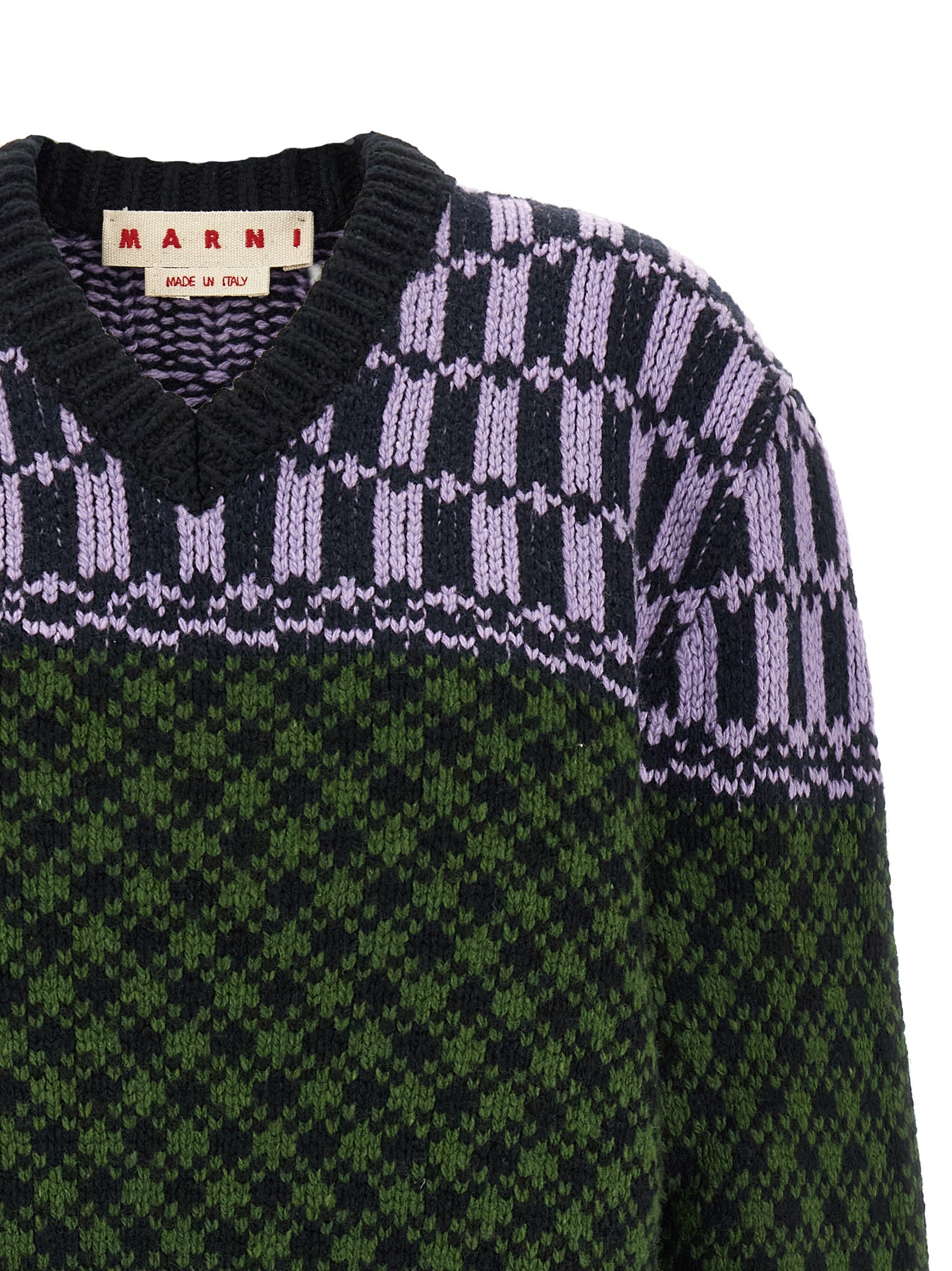 Marni Sweater With Geometric Pattern