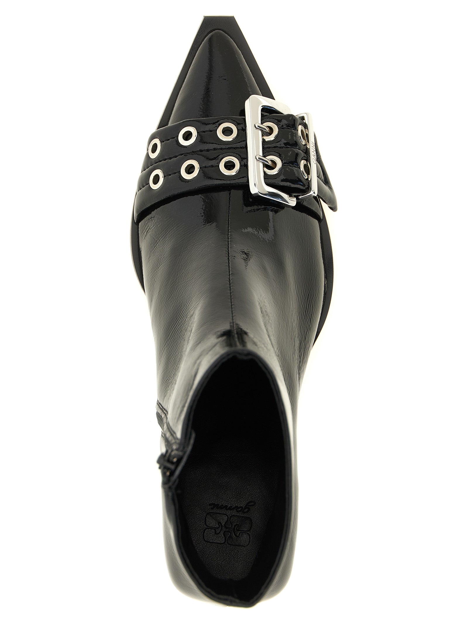 Ganni 'Buckle' Ankle Boots
