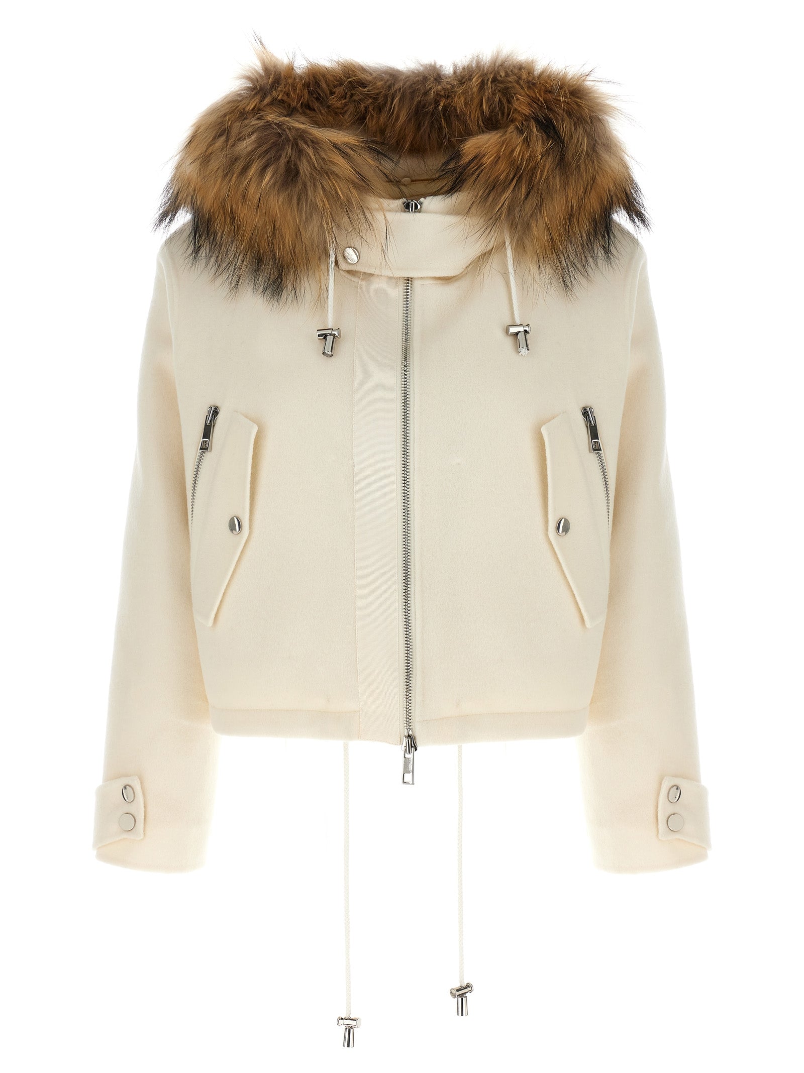 P.A.R.O.S.H. Short Parka With Fur Coat