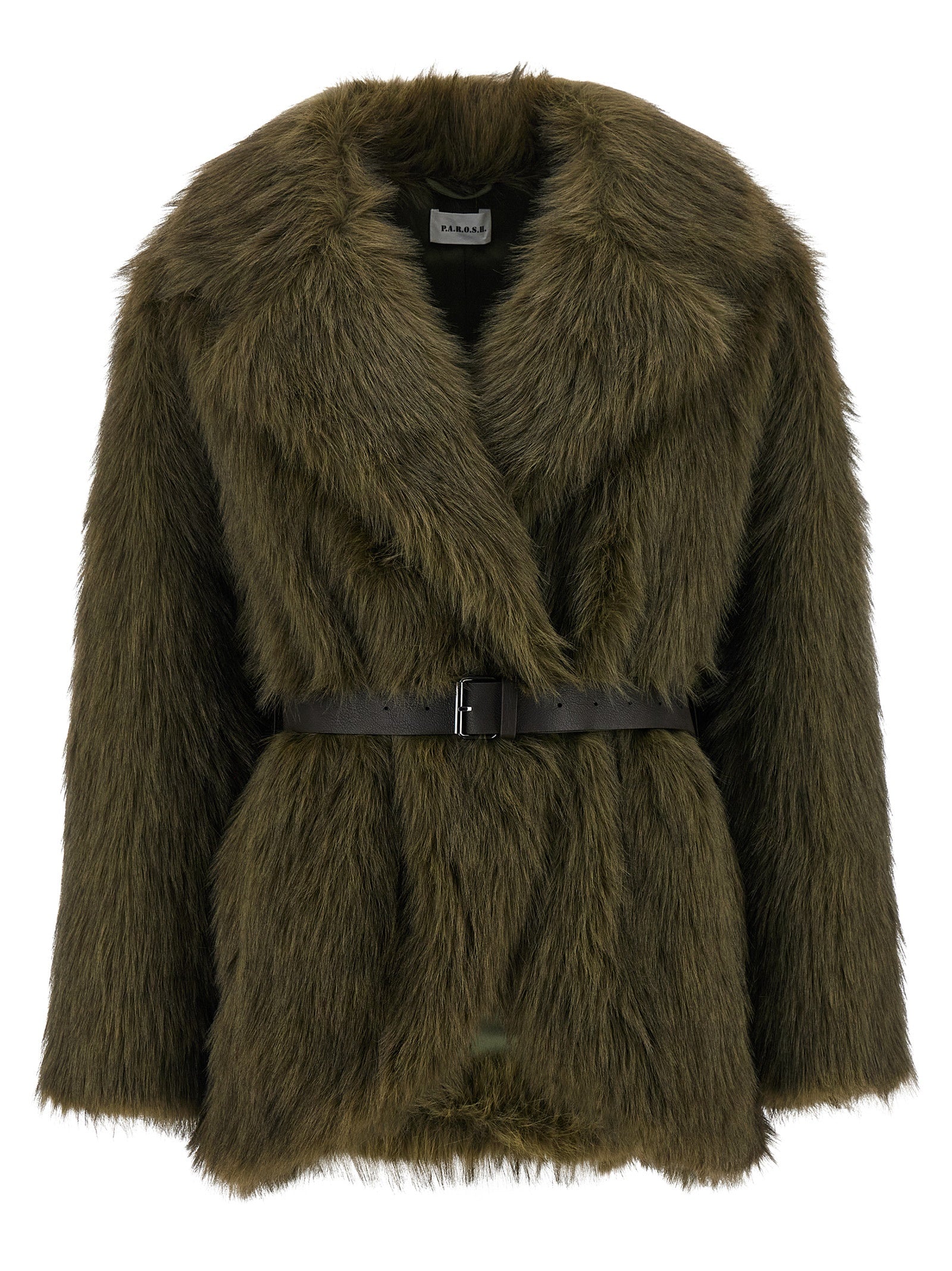 P.A.R.O.S.H. 'Portal' Faux Fur Coat