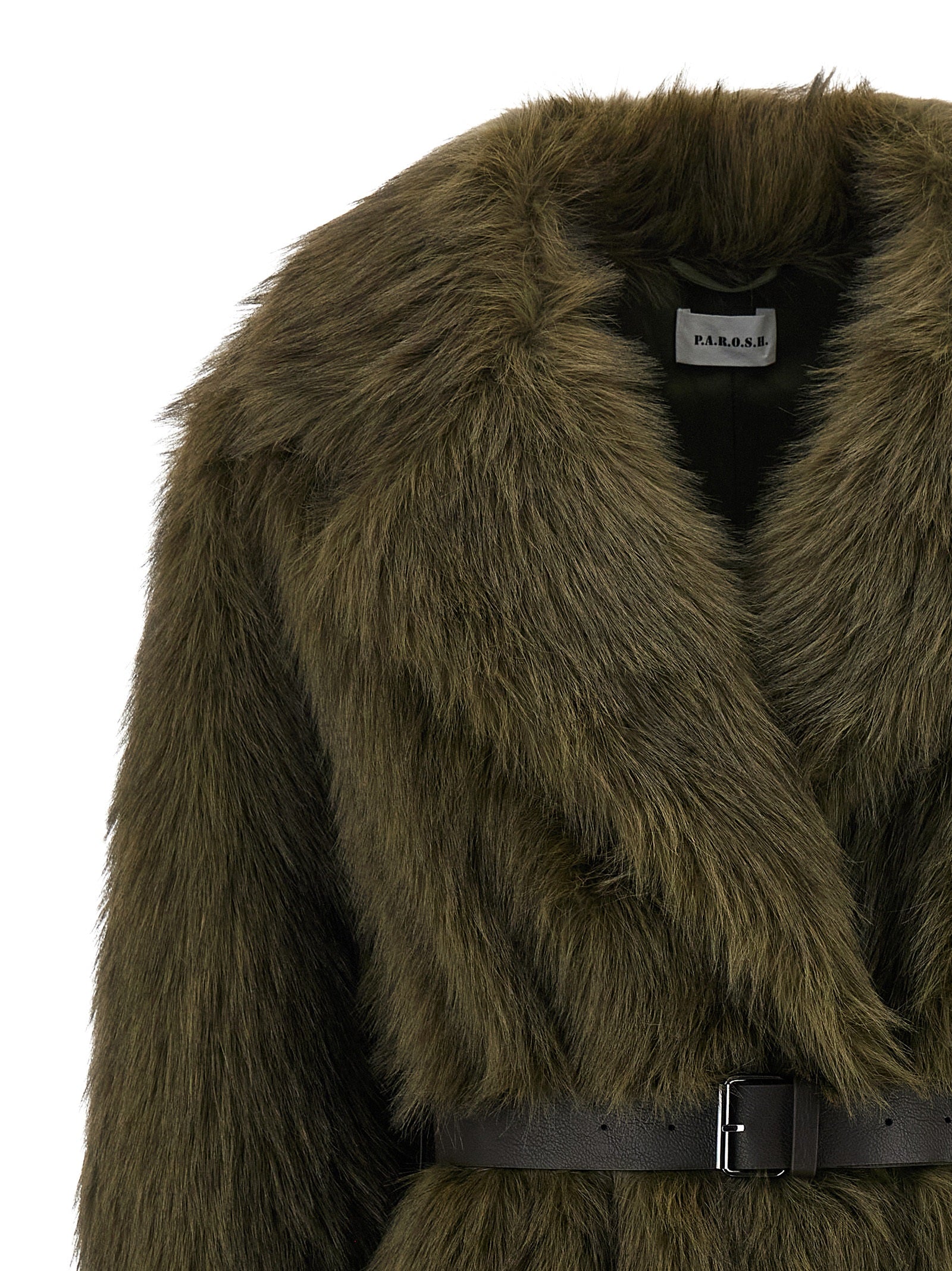 P.A.R.O.S.H. 'Portal' Faux Fur Coat