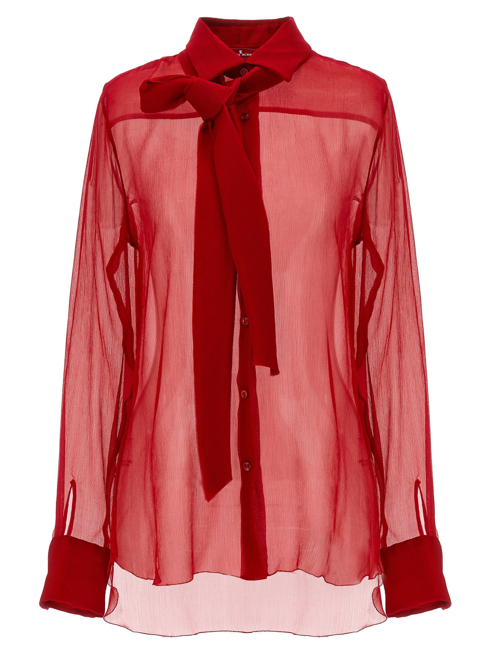 Ermanno Scervino Pussy Bow Shirt