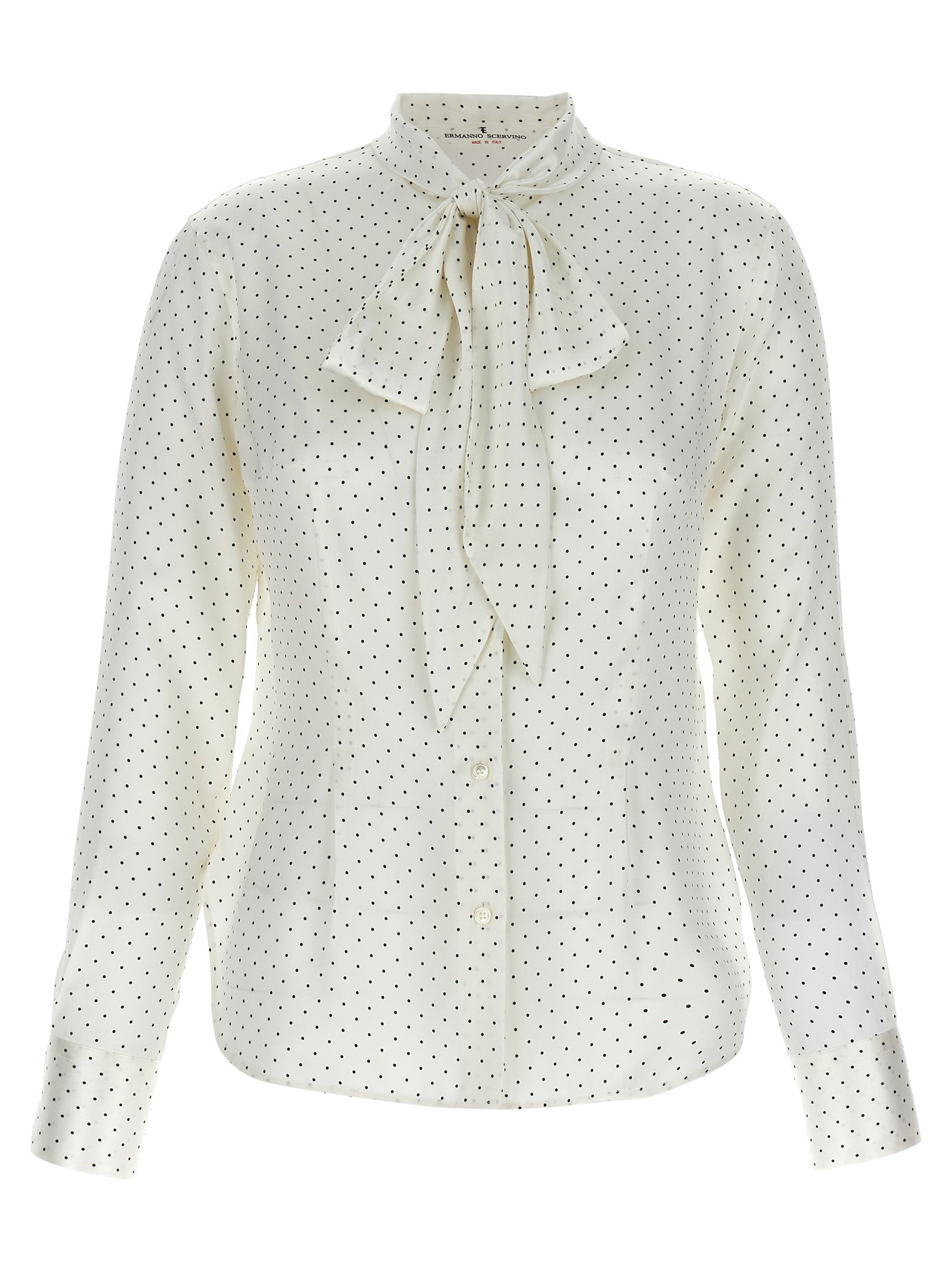 Ermanno Scervino Polka Dot Silk Shirt