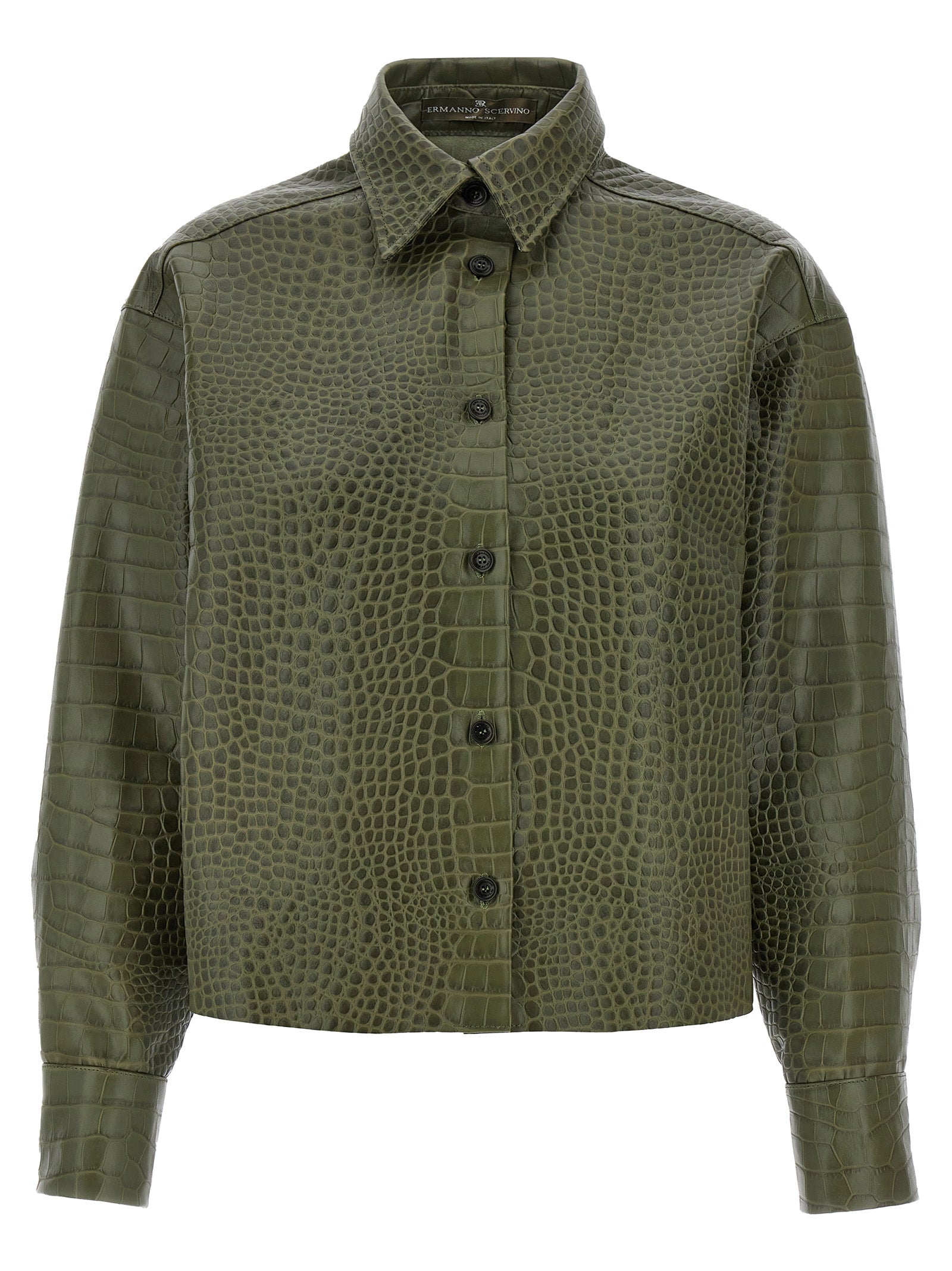 Ermanno Scervino Crocodile Print Shirt