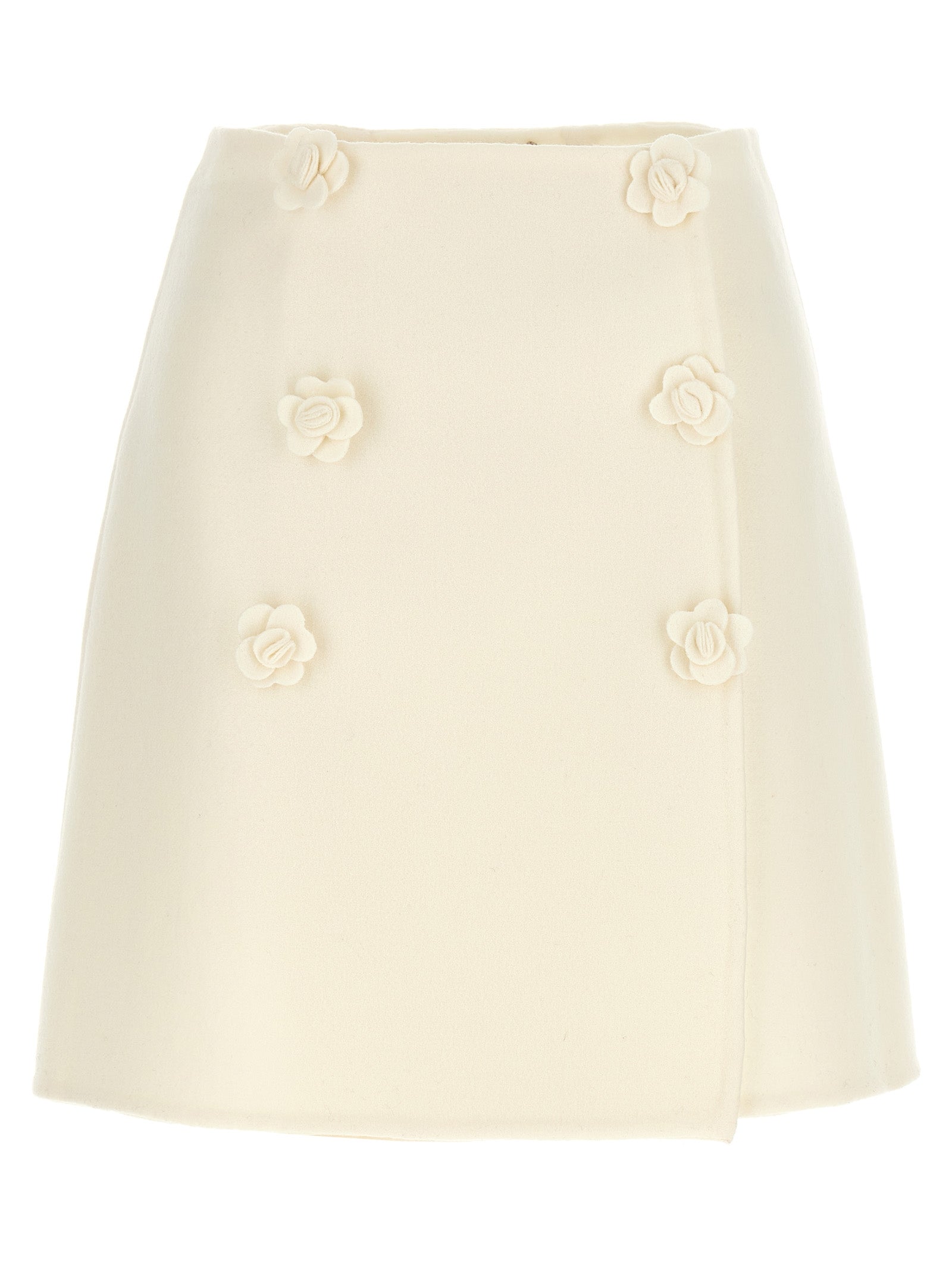 Ermanno Scervino Flower Cloth Skirt