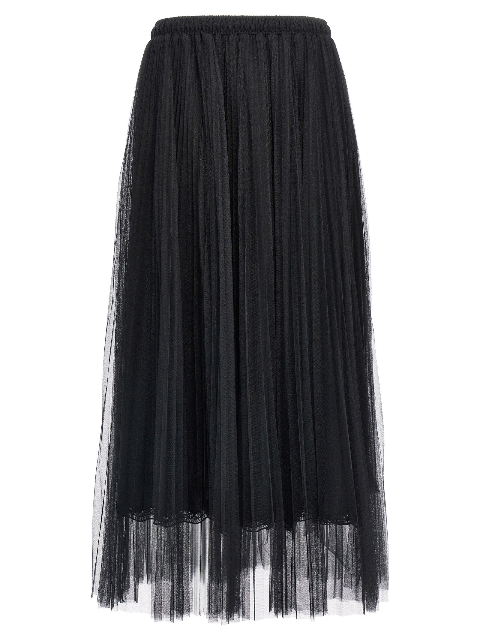 Ermanno Scervino Pleated Tulle Skirt