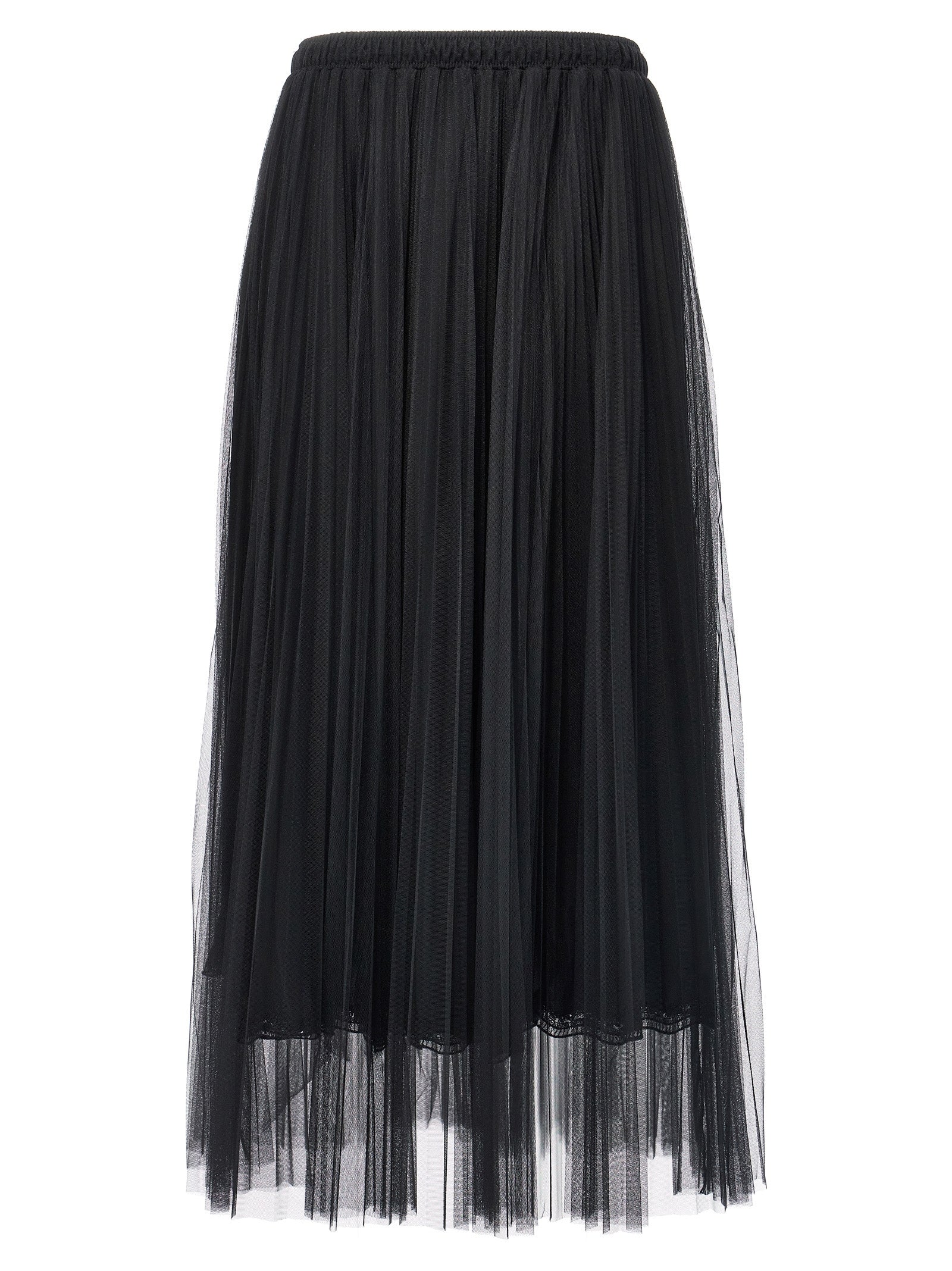 Ermanno Scervino Pleated Tulle Skirt