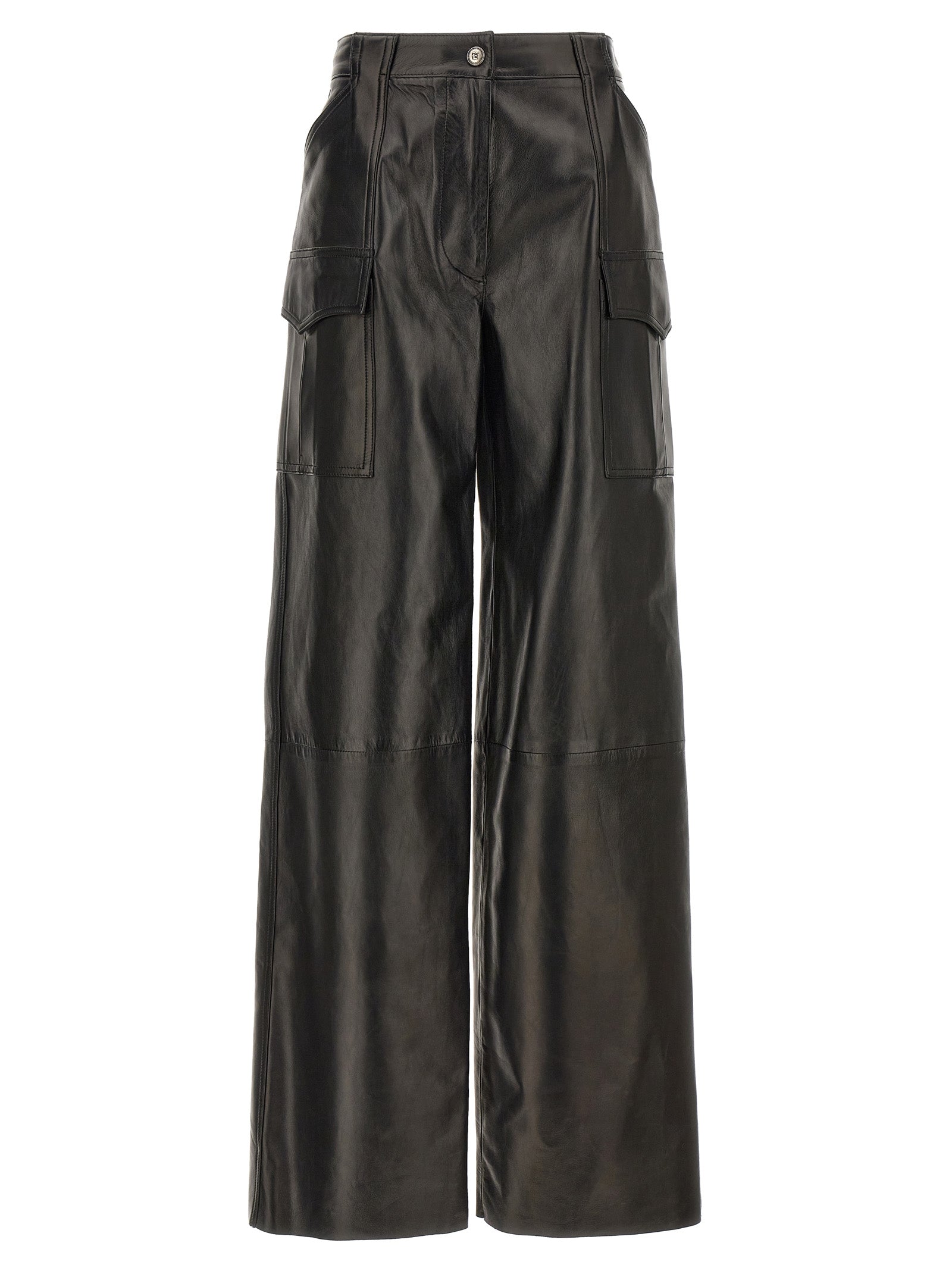 Ermanno Scervino Leather Cargo Pants