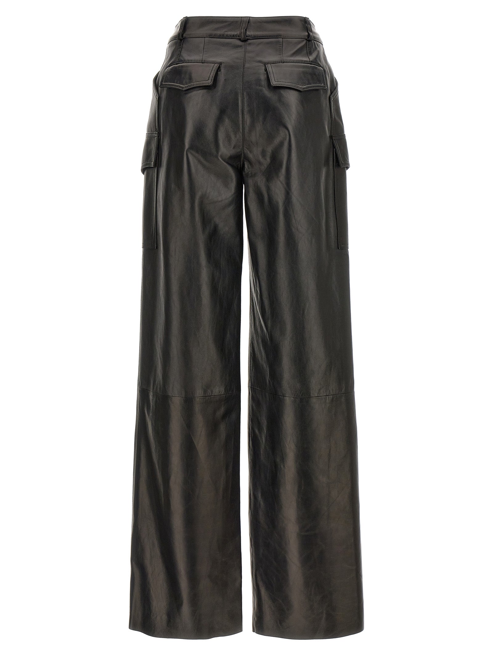 Ermanno Scervino Leather Cargo Pants