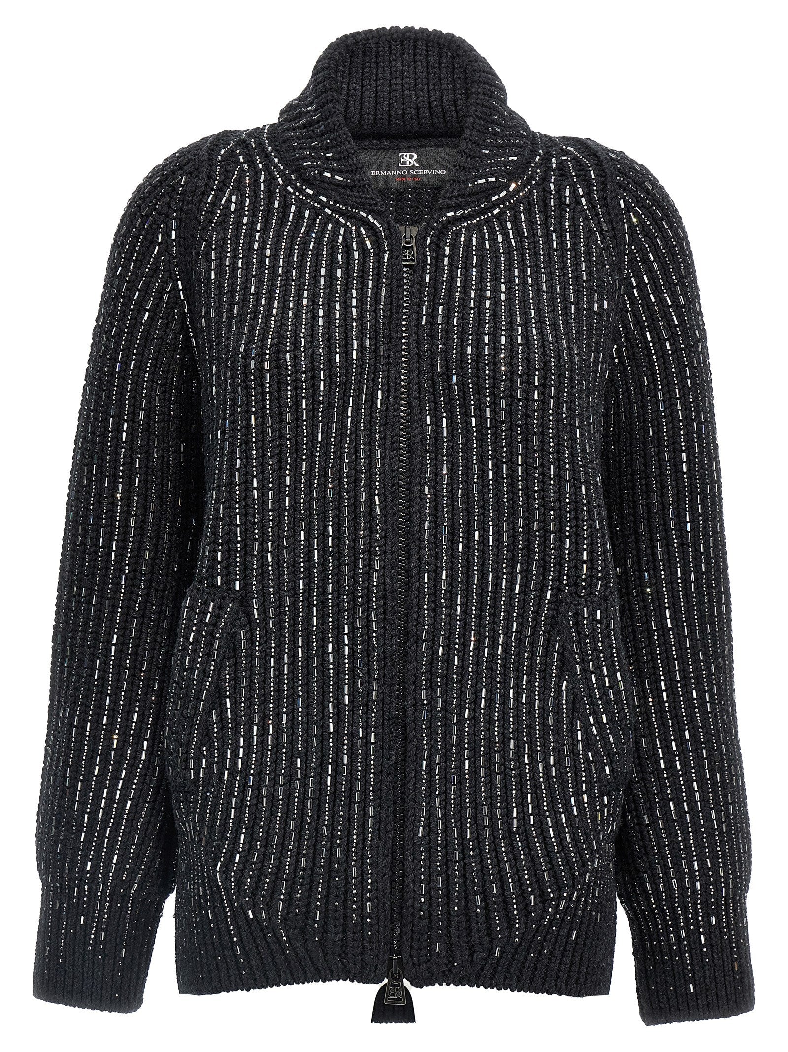 Ermanno Scervino Rhinestone Cardigan