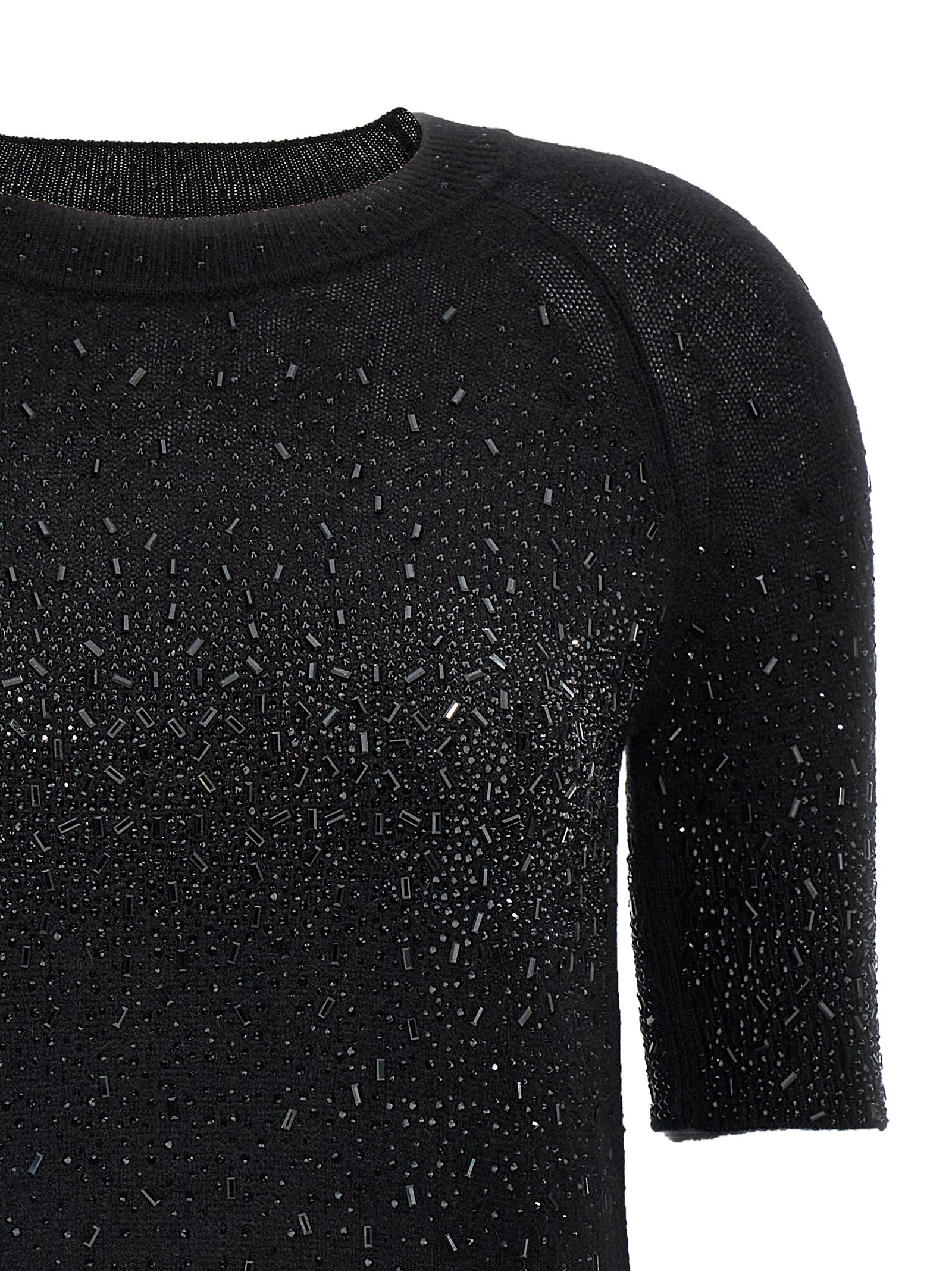 Ermanno Scervino Rhinestone Sweater