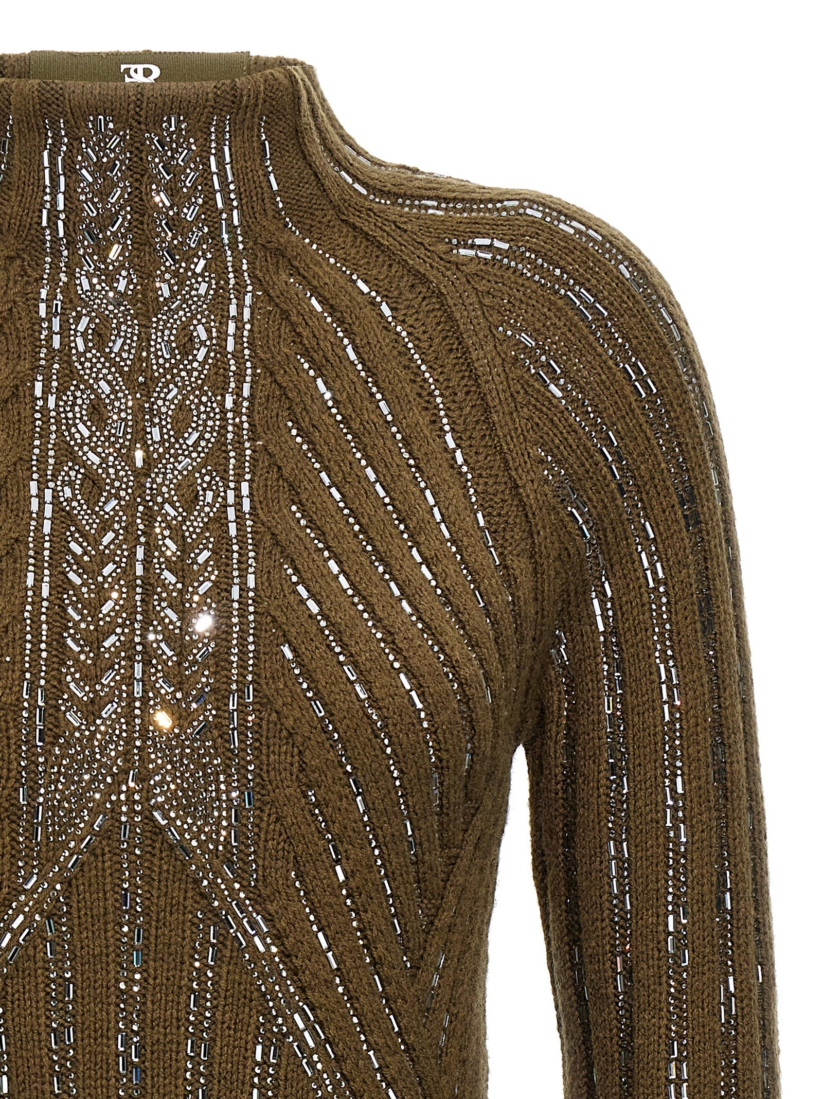 Ermanno Scervino Rhinestone Sweater