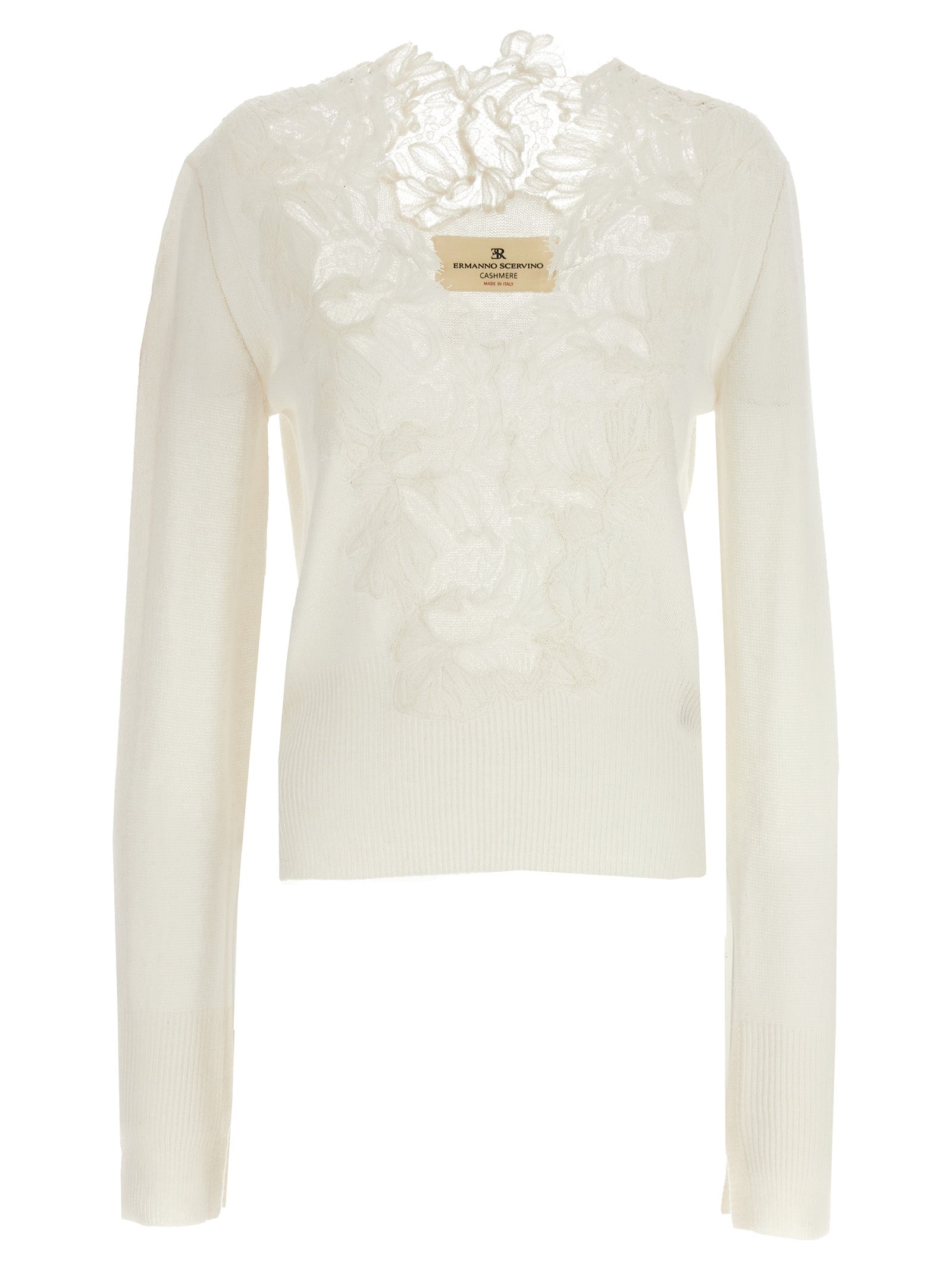 Ermanno Scervino Lace Insert Sweater