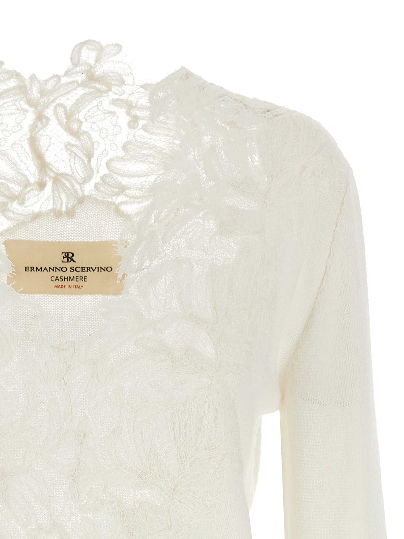 Ermanno Scervino Lace Insert Sweater