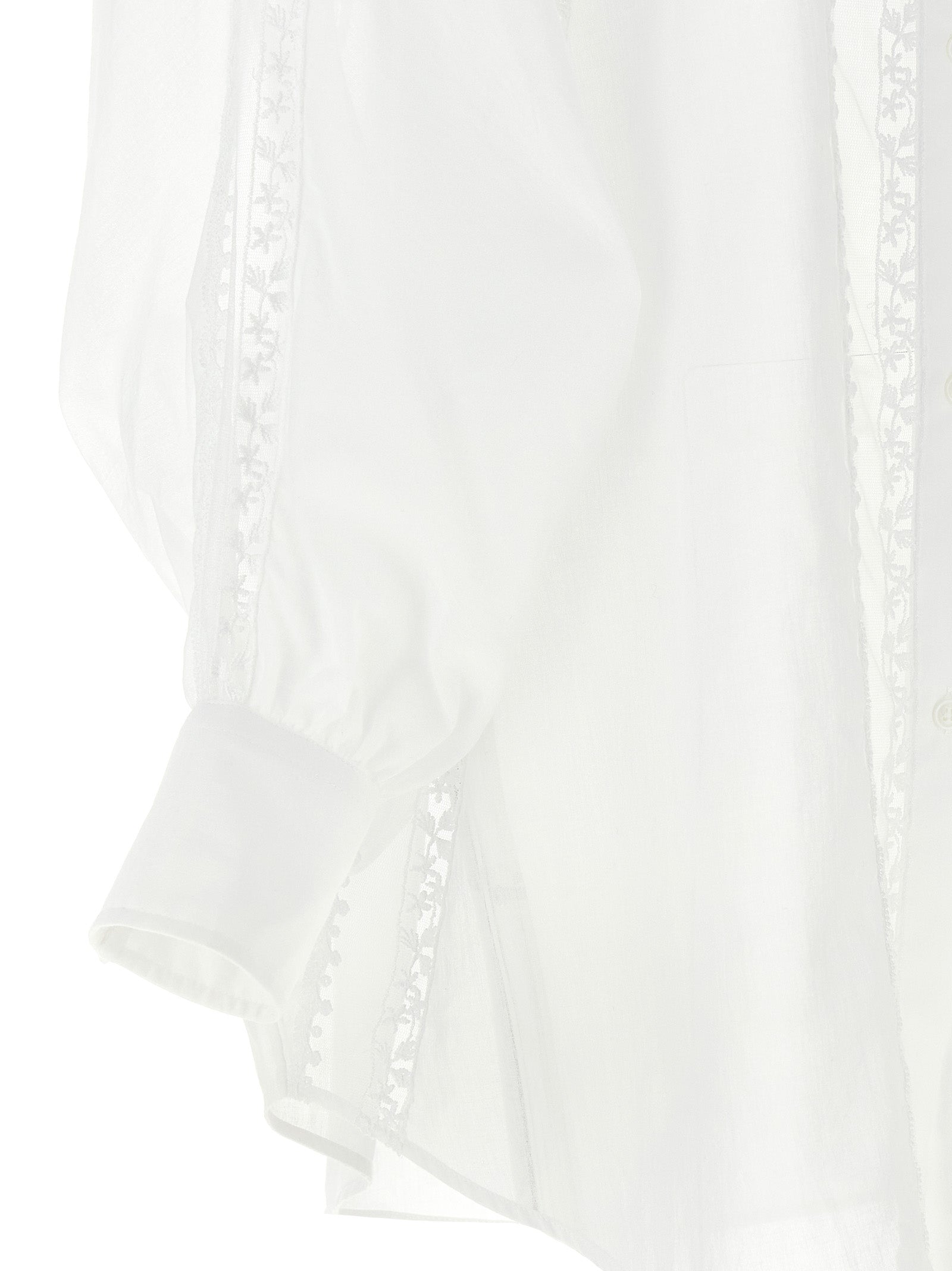 Ermanno Scervino Macramé Tulle Shirt