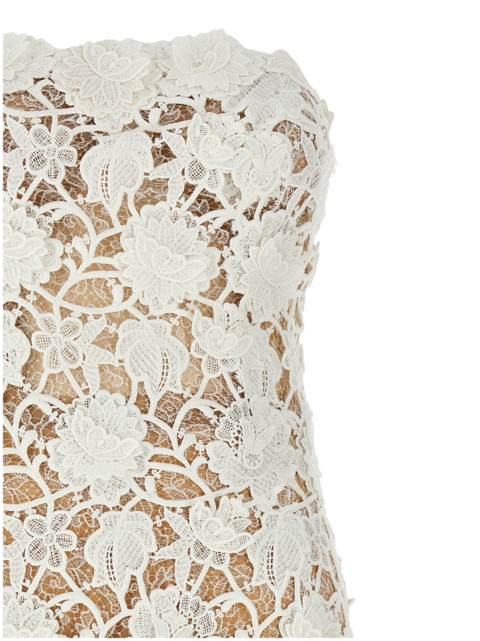 Ermanno Scervino Macramé Lace Dress