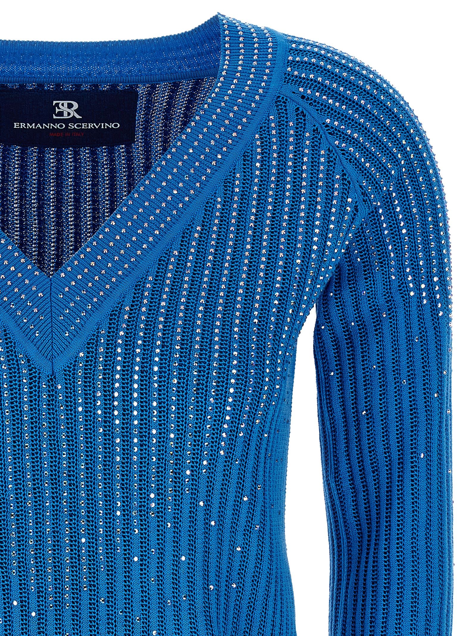 Ermanno Scervino Rhinestone Sweater