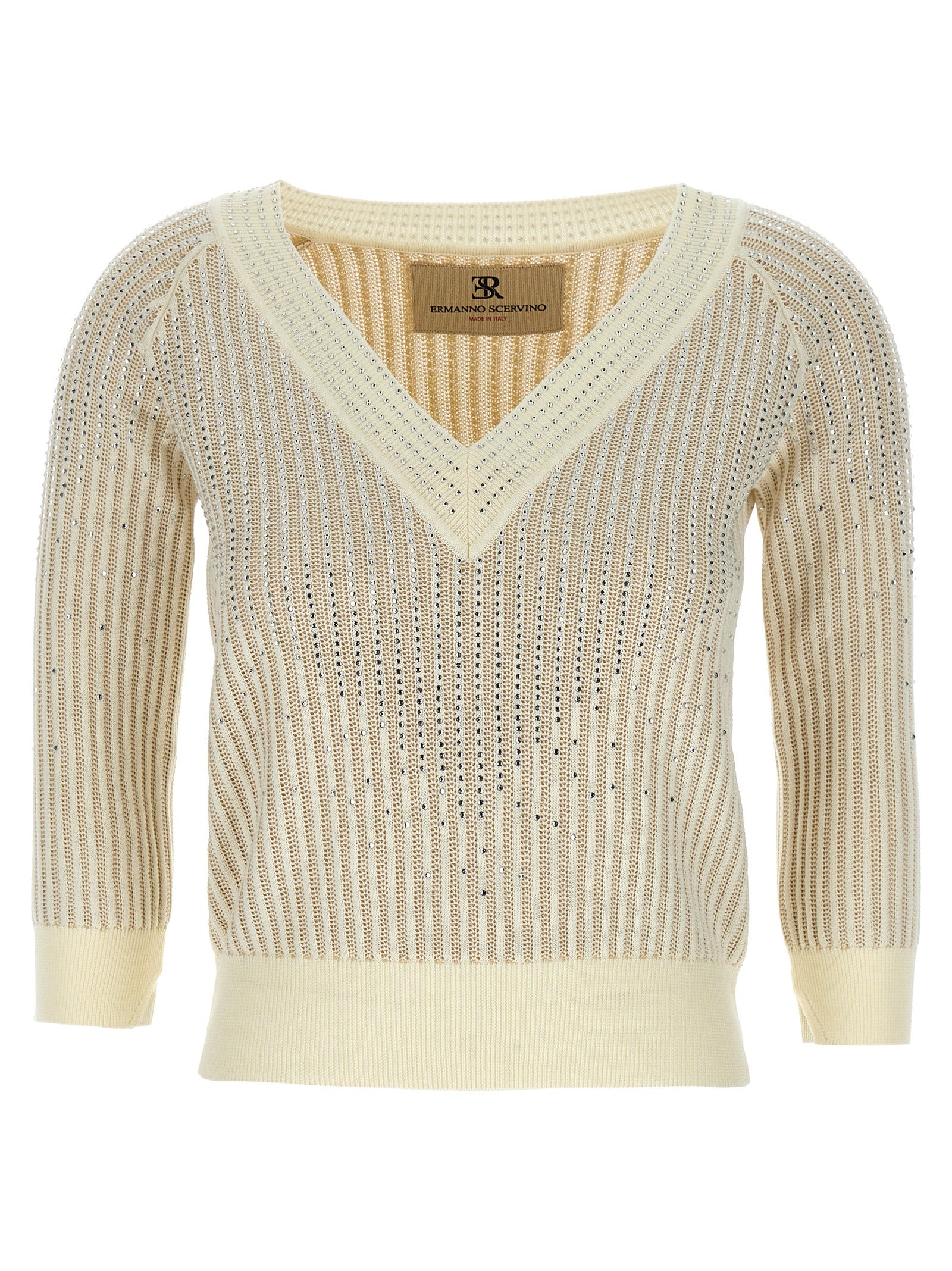 Ermanno Scervino Rhinestone Sweater