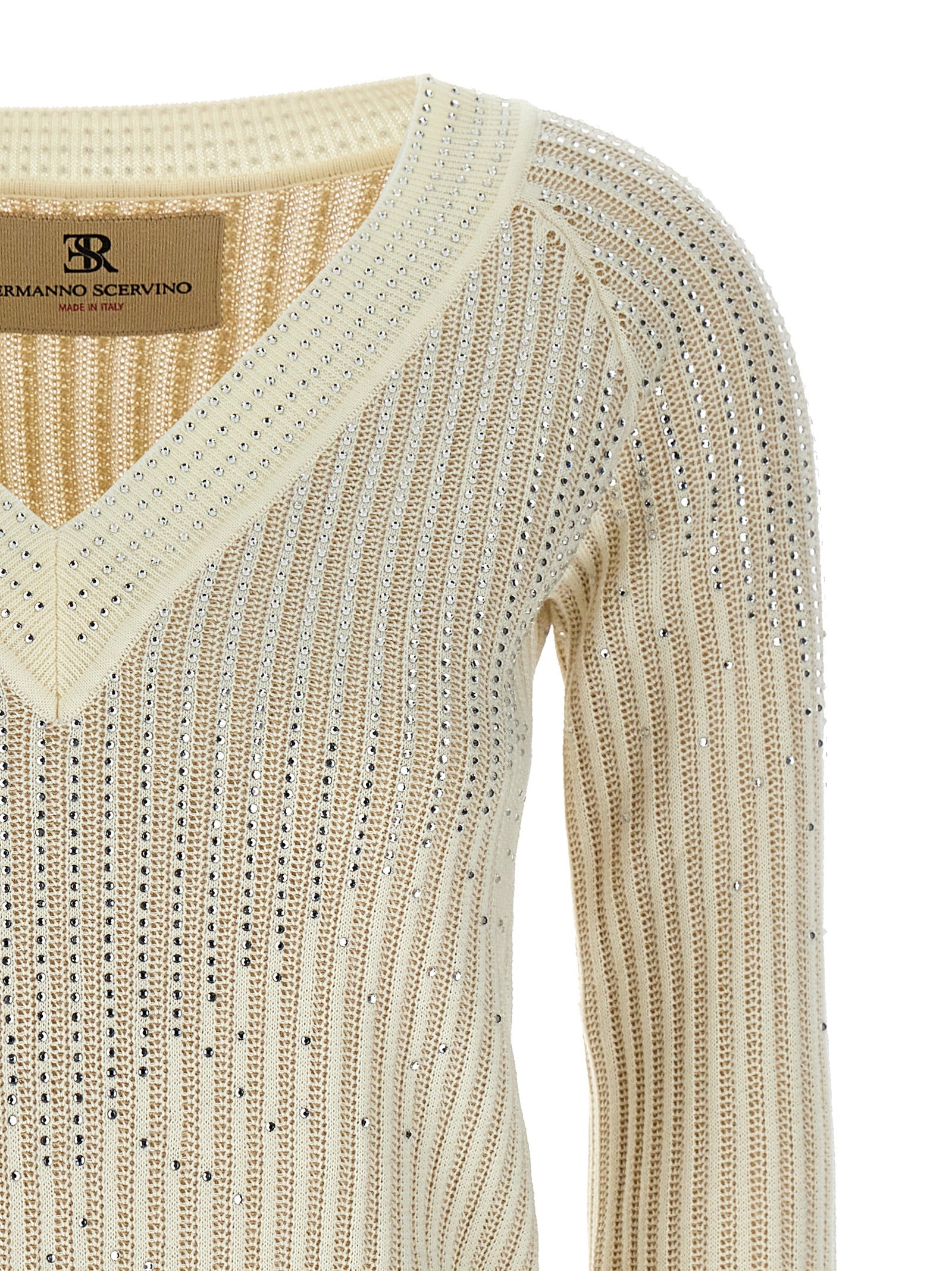 Ermanno Scervino Rhinestone Sweater