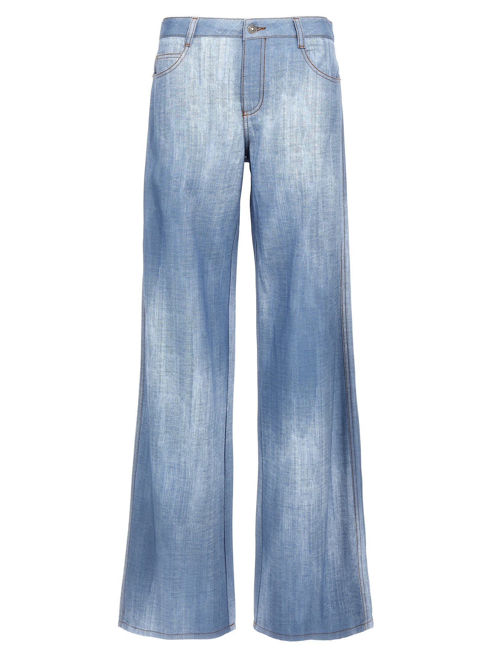 Ermanno Scervino Denim Effect Pants