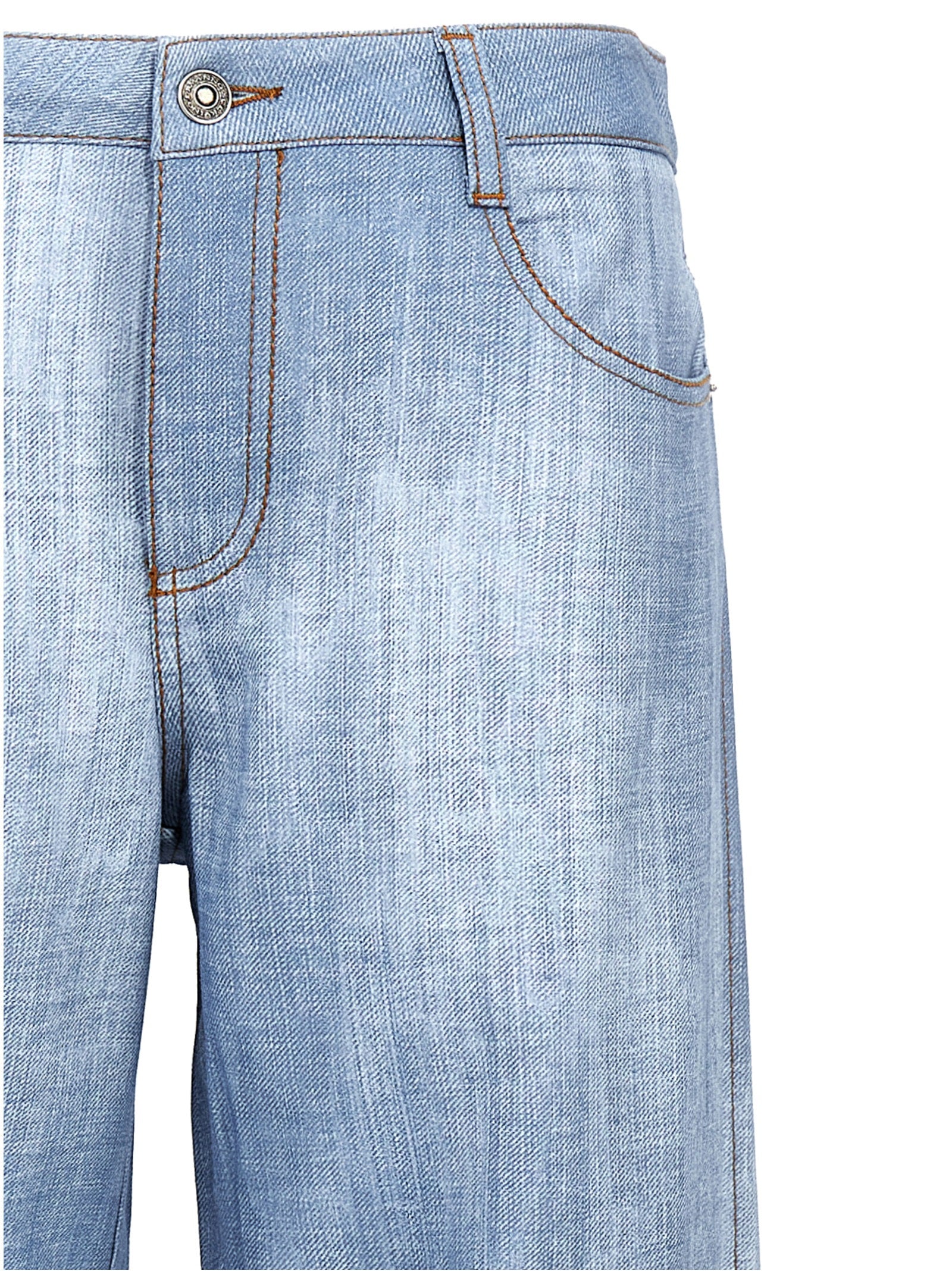 Ermanno Scervino Denim Effect Pants