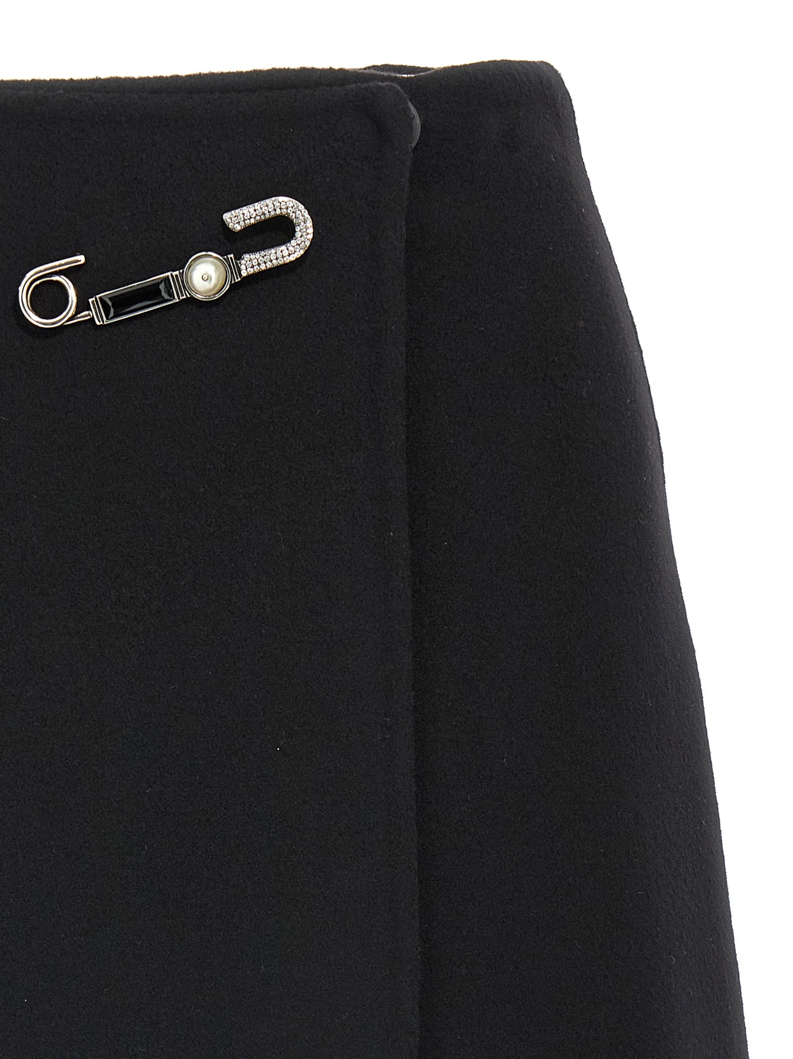 Ermanno Scervino Jewel Pin Skirt