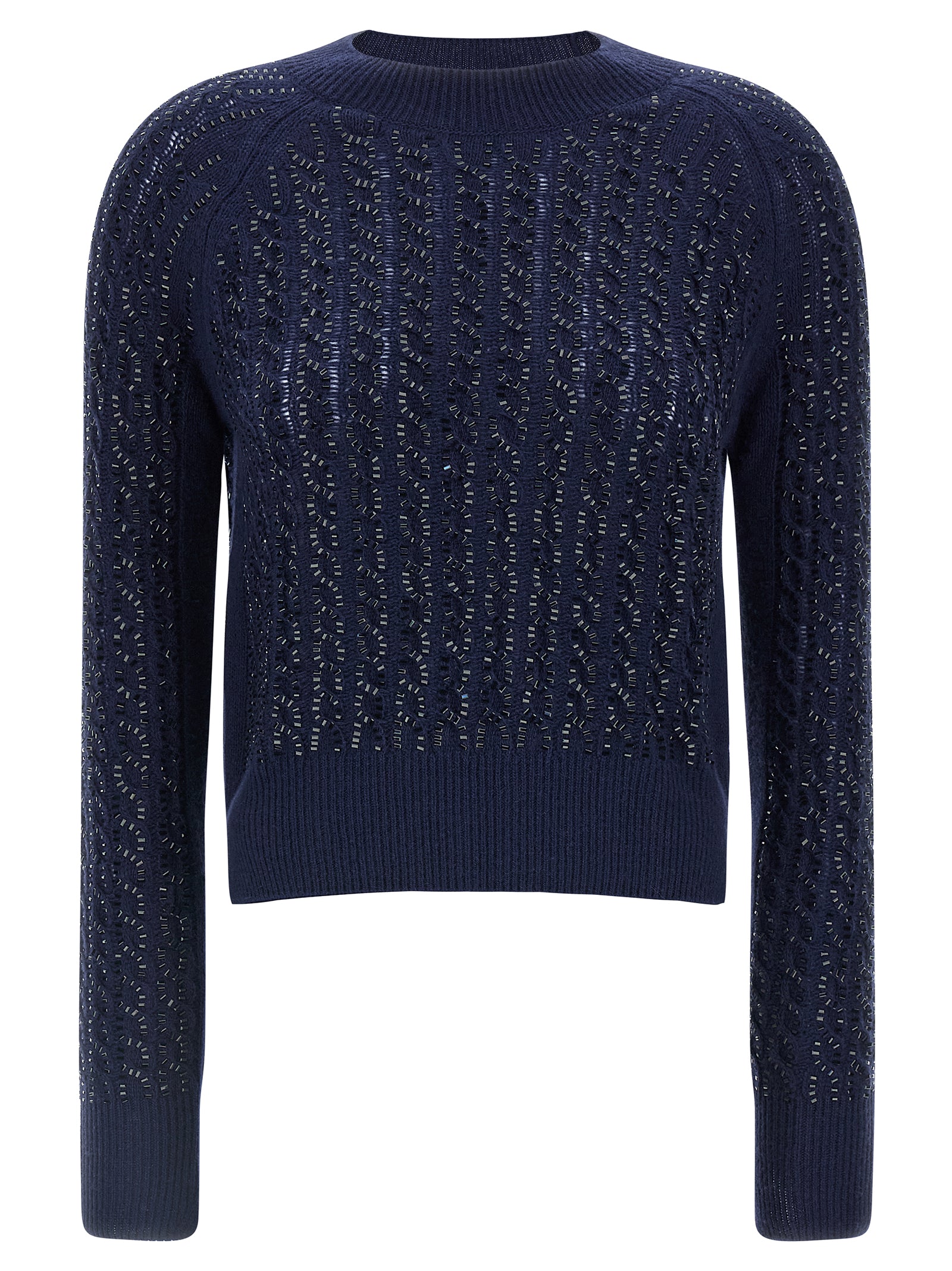 Ermanno Scervino Baguette Studded Sweater