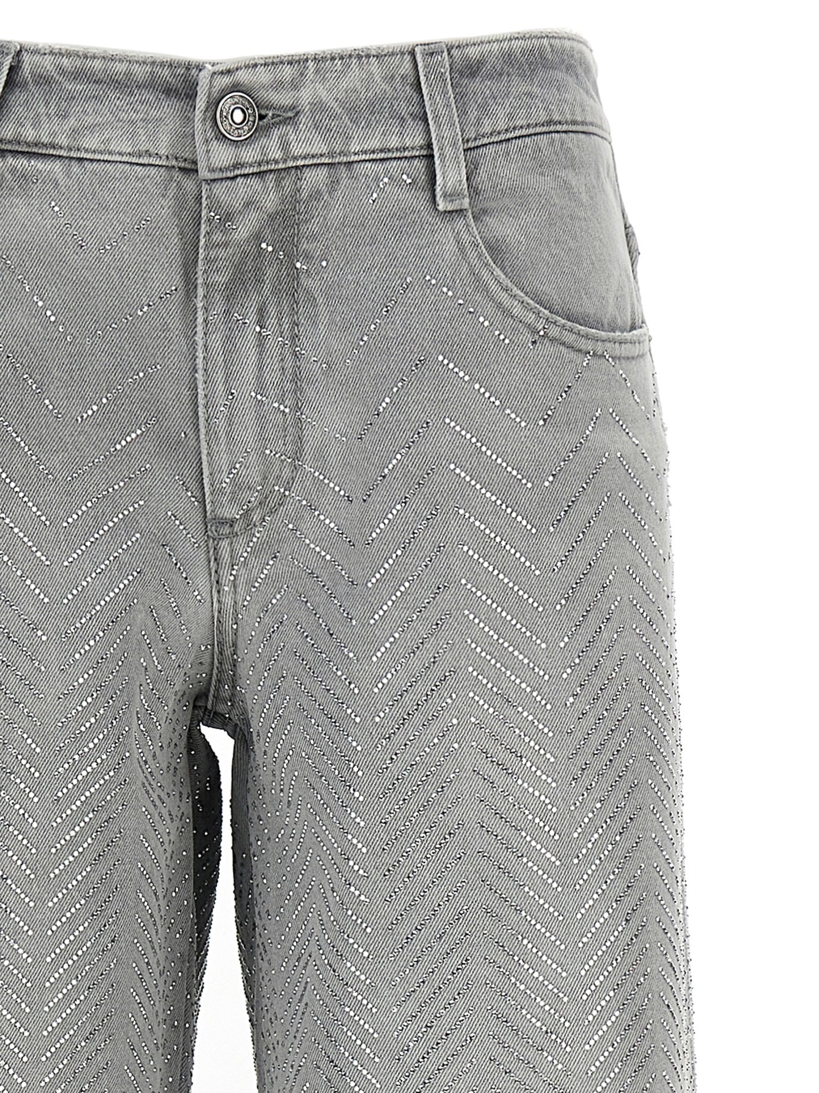 Ermanno Scervino Rhinestone Jeans