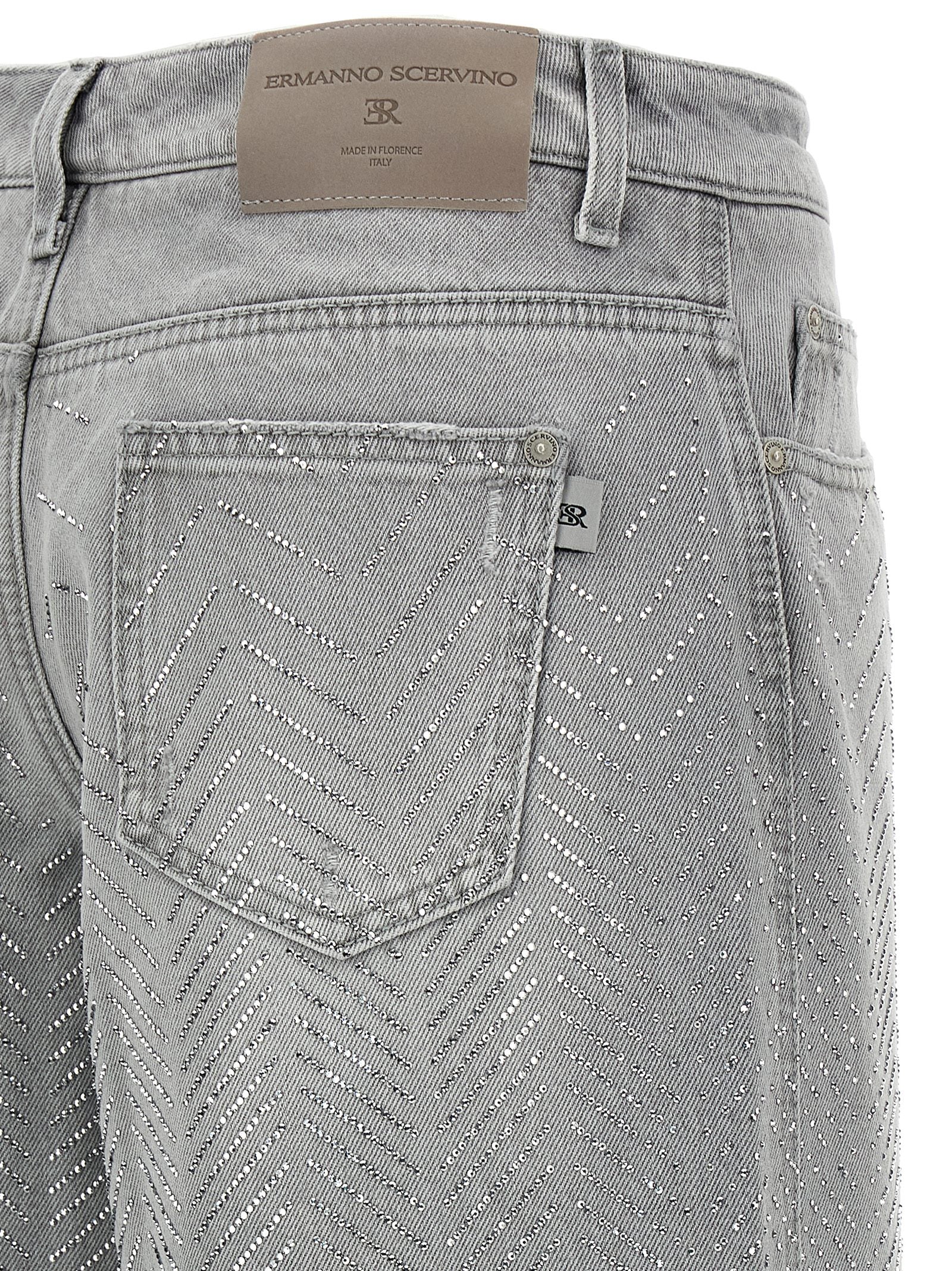 Ermanno Scervino Rhinestone Jeans