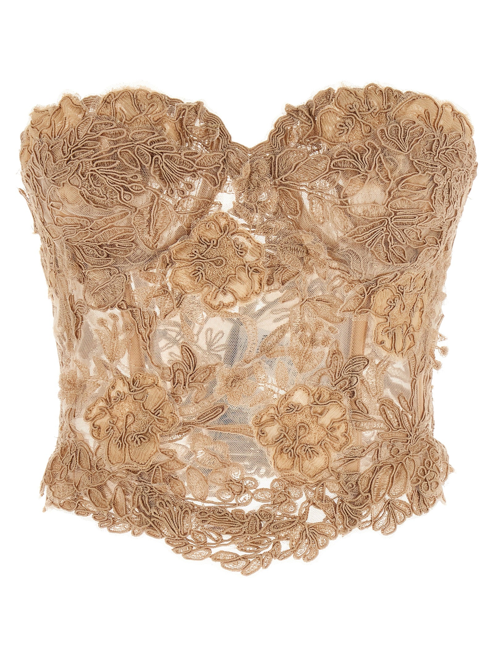 Ermanno Scervino Lace Bustier Top