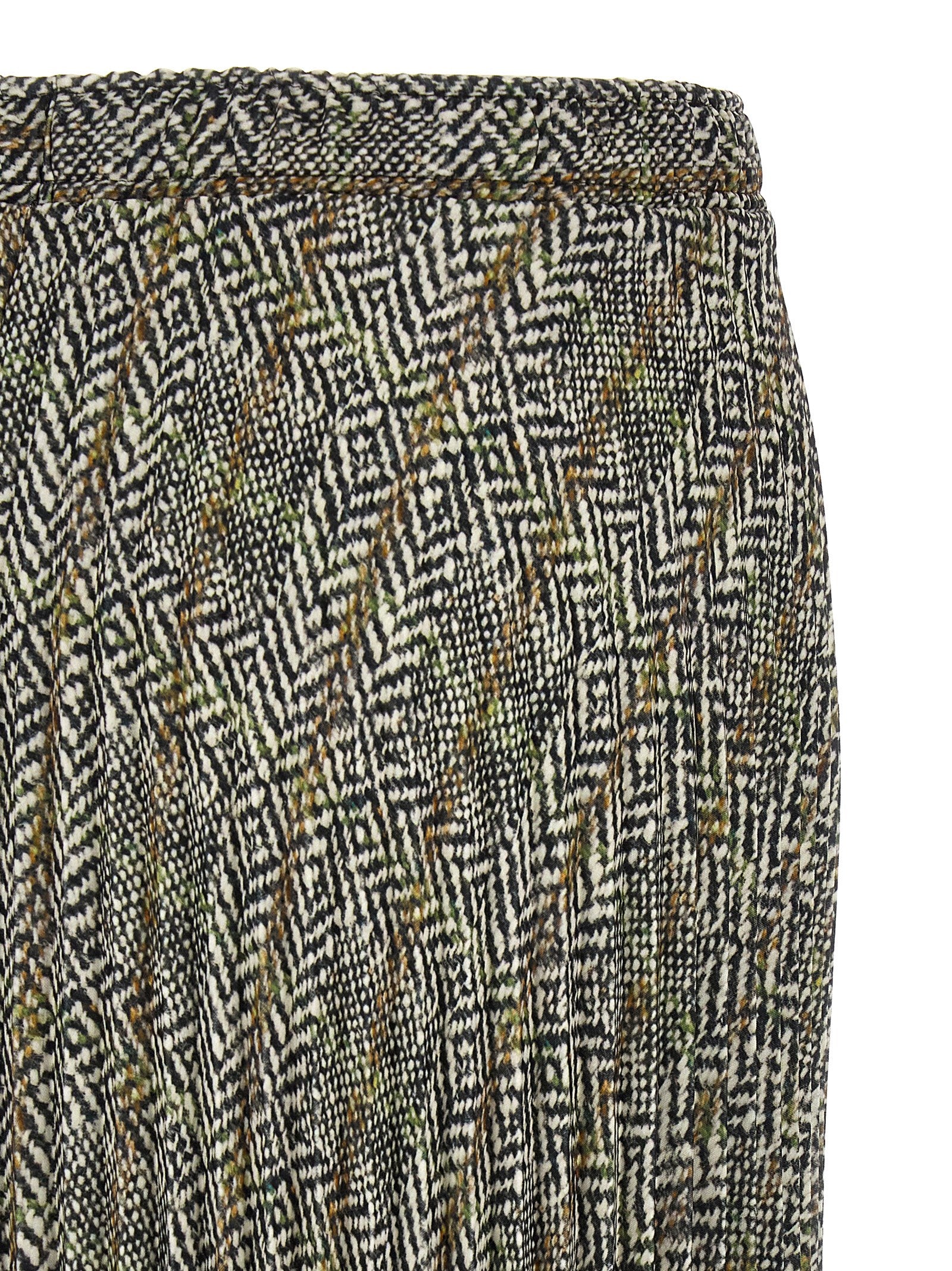 Ermanno Scervino Pleated Skirt With Lace