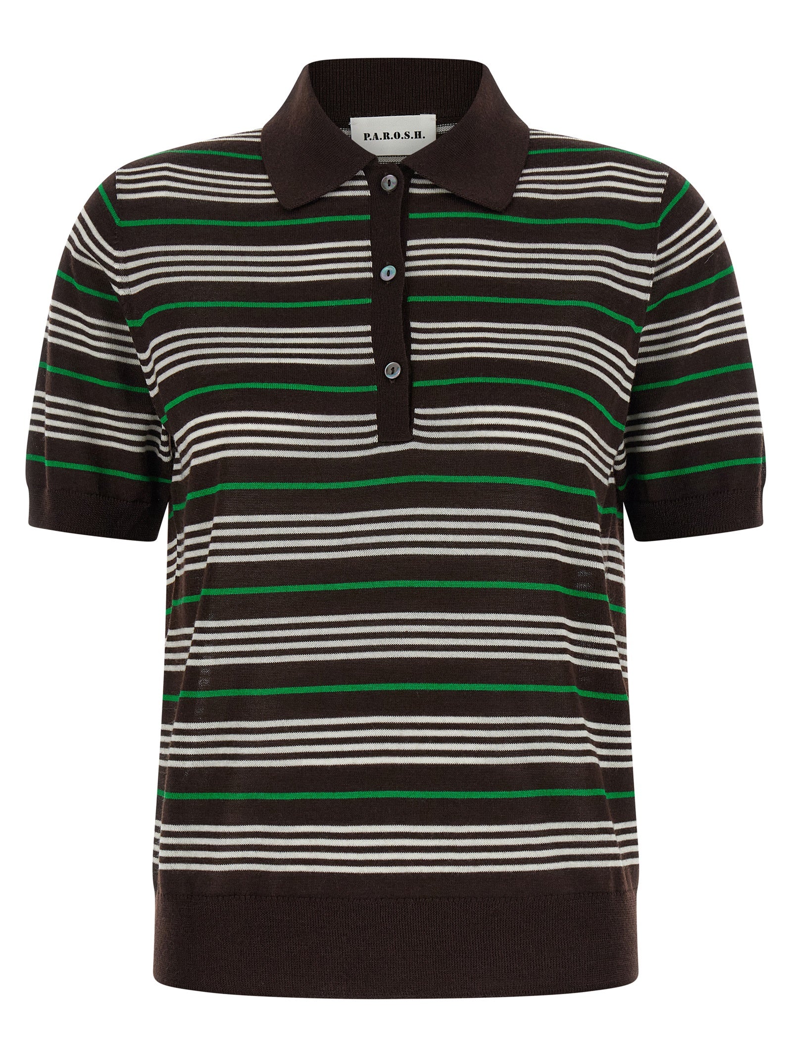P.A.R.O.S.H. 'Listripes' Polo Shirt