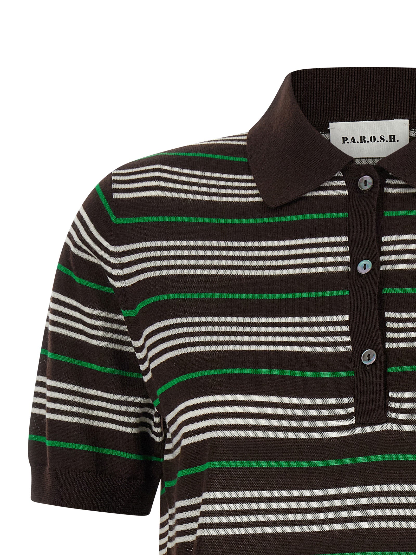 P.A.R.O.S.H. 'Listripes' Polo Shirt