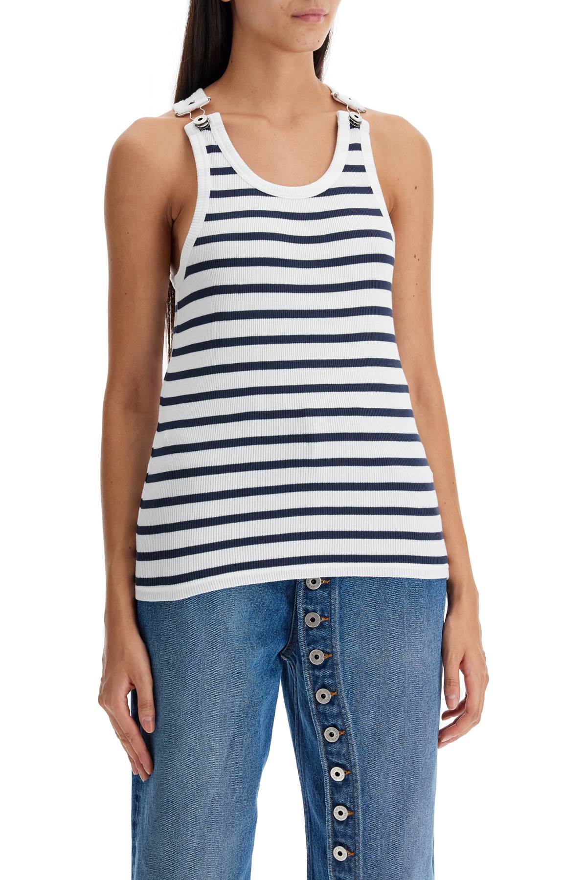 Jean Paul Gaultier Striped Sailor Tank Top