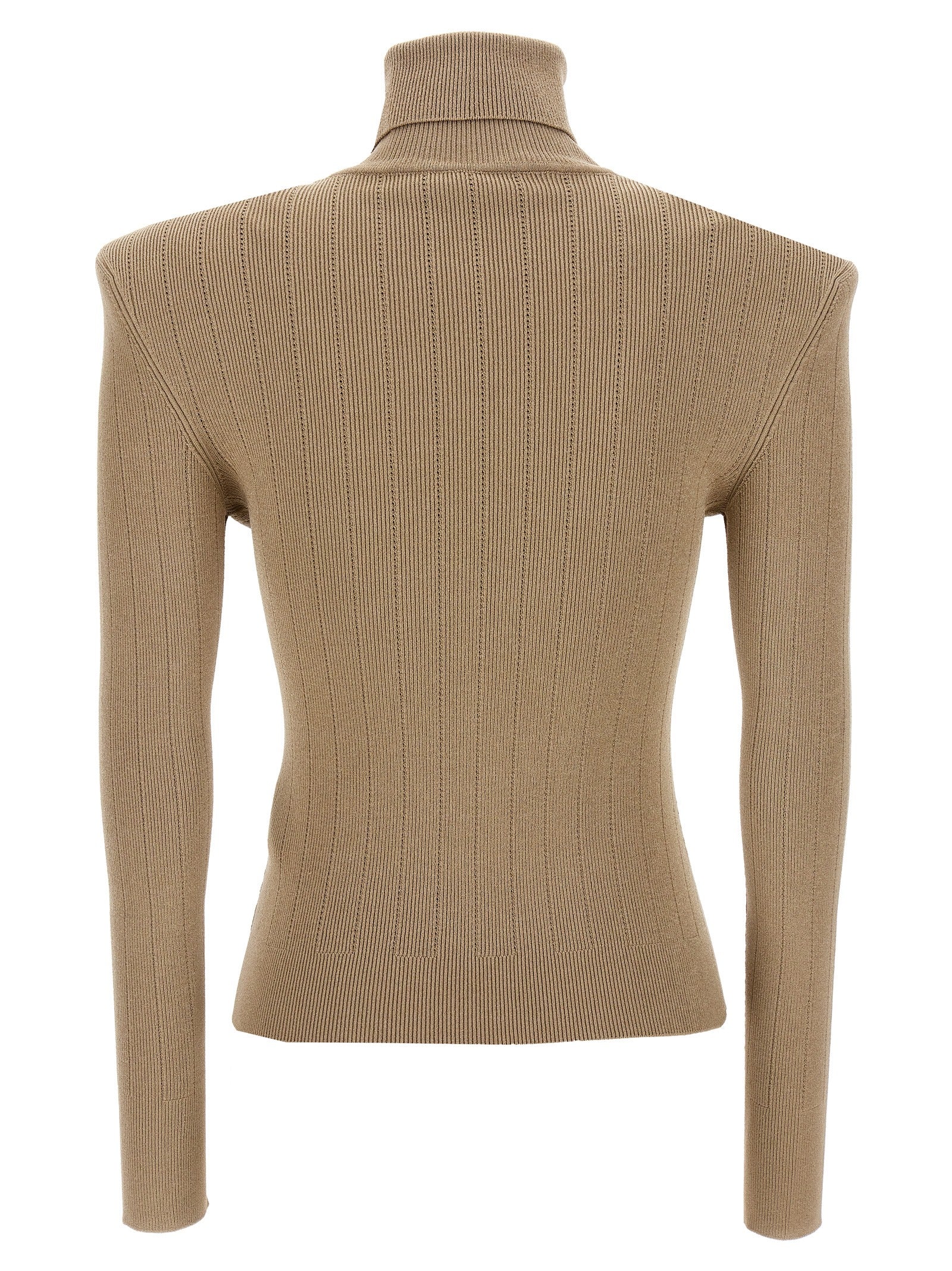 Balmain Ribbed Button Sweater