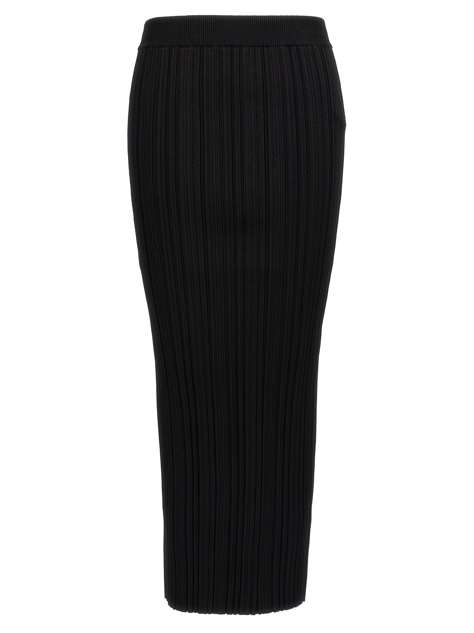 Balmain Pleated Midi Skirt