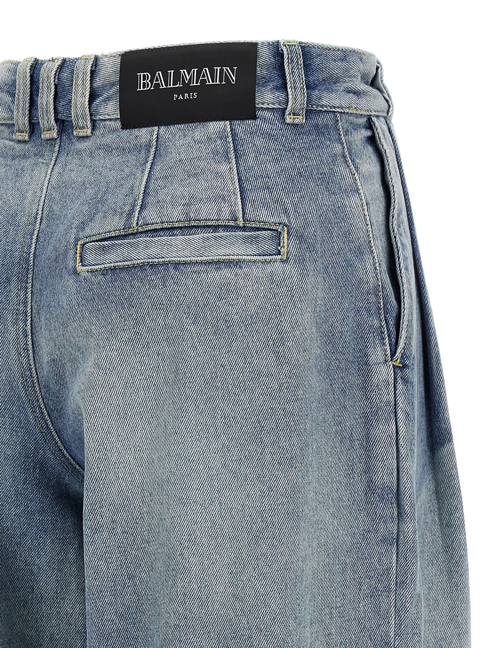 Balmain Pleated Jeans