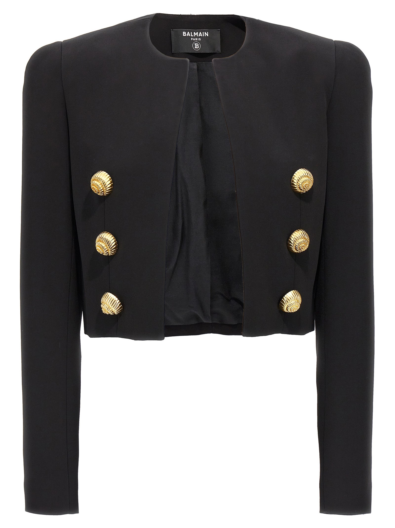 Balmain 'Chiocciola' Button Short Jacket