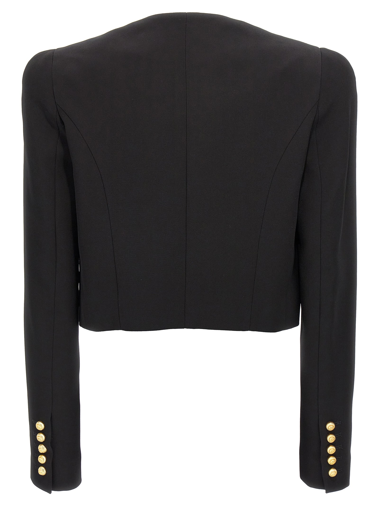 Balmain 'Chiocciola' Button Short Jacket