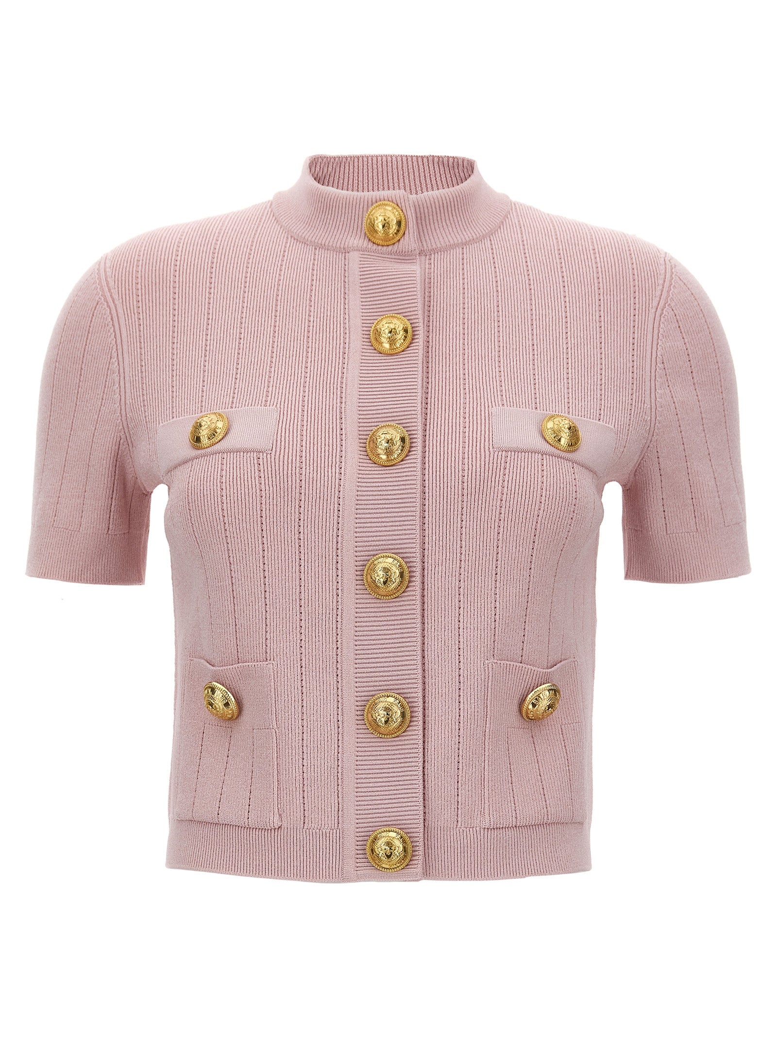 Balmain Logo Button Cardigan