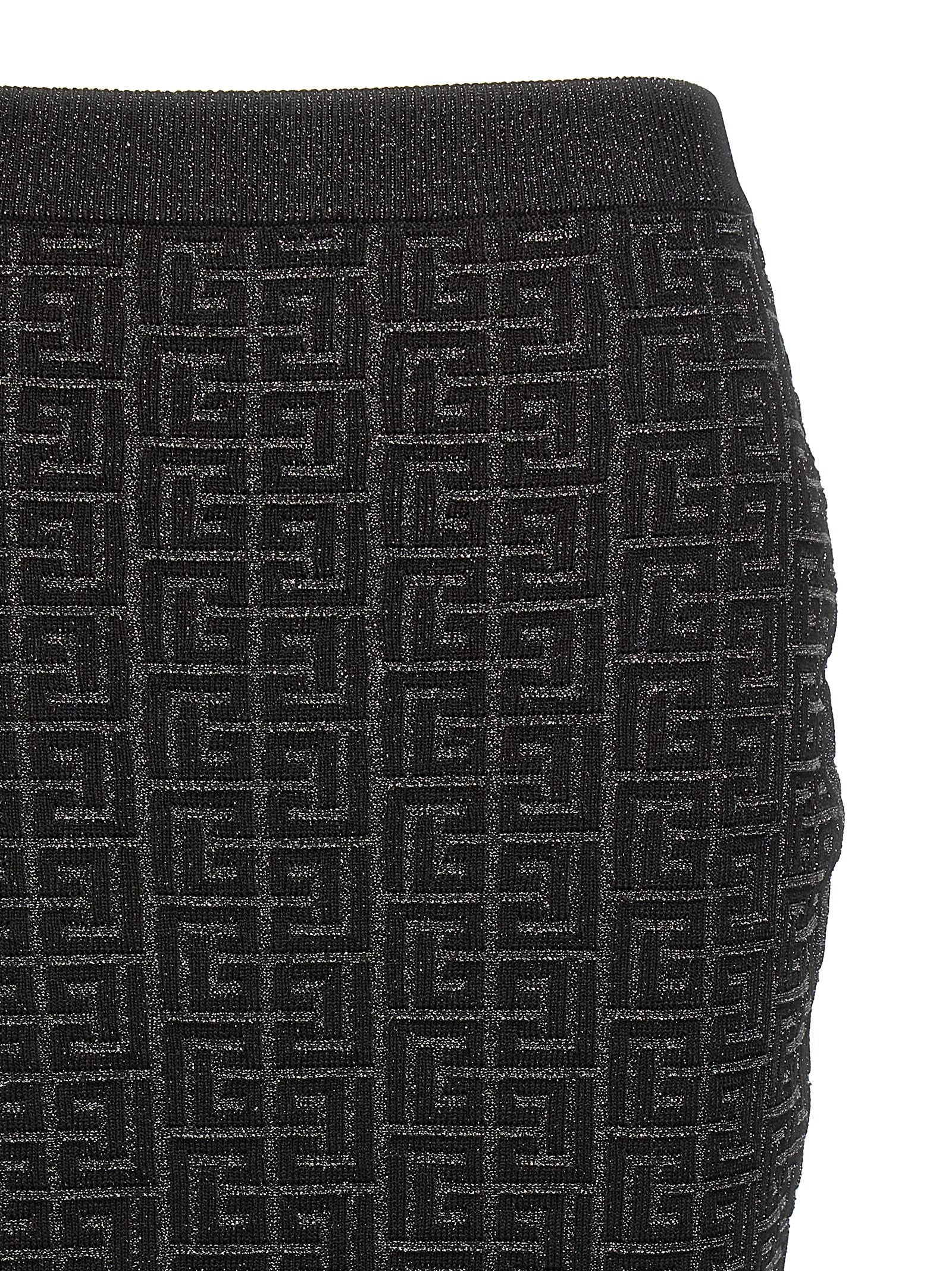 Balmain 'Monogram' Skirt