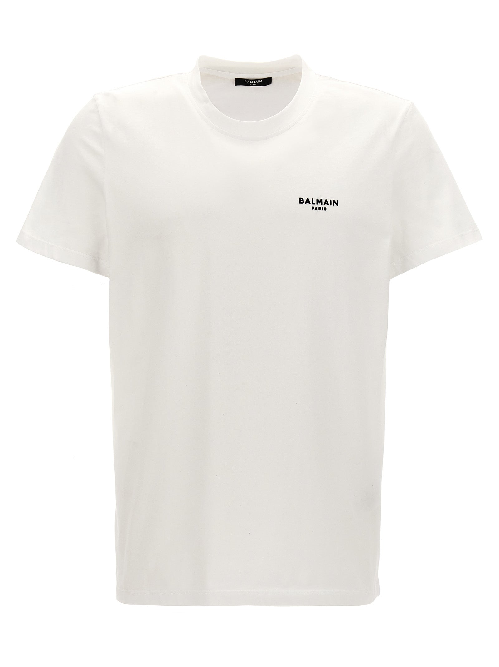 Balmain Flocked Logo T-Shirt