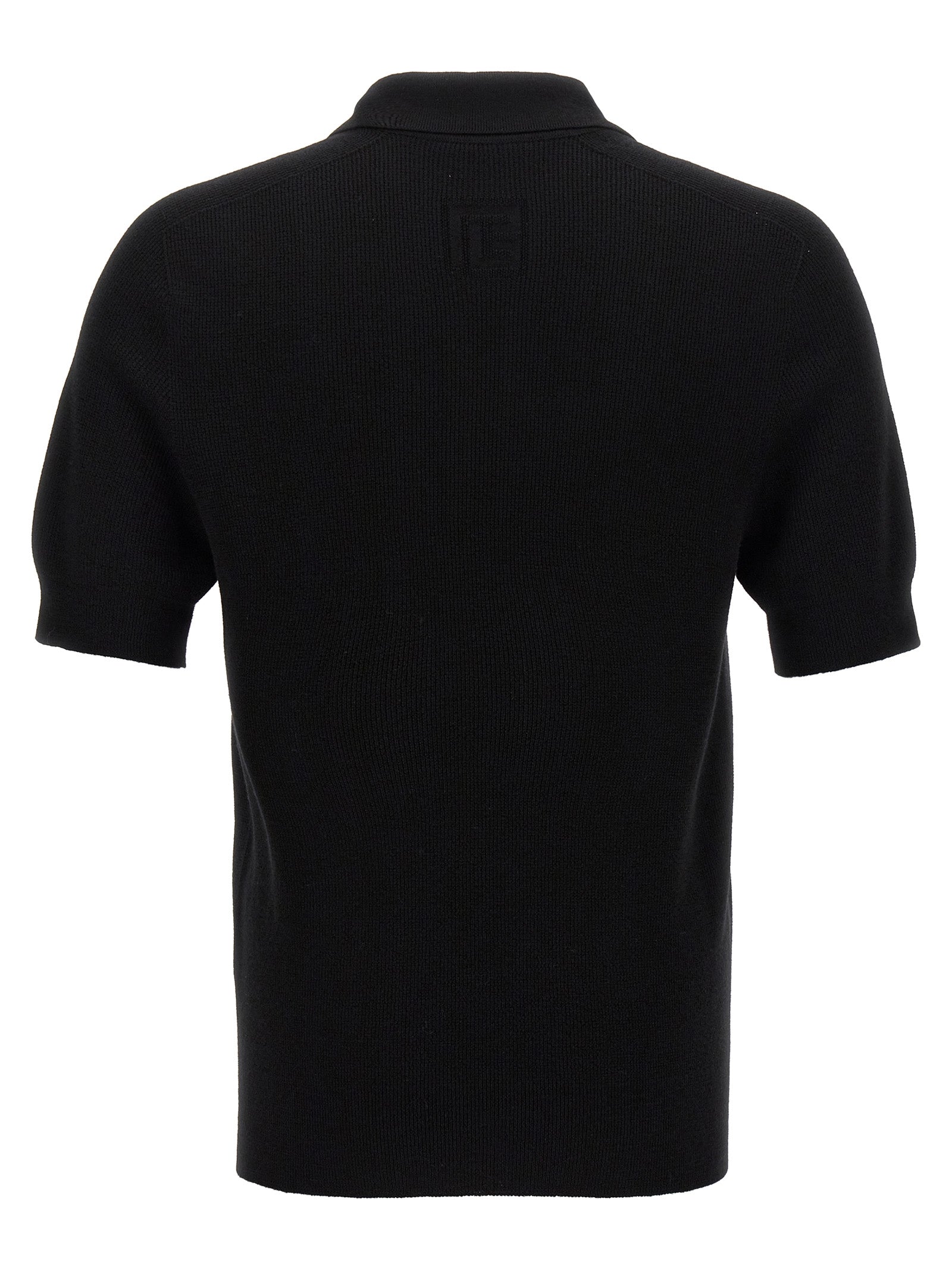 Balmain 'Label' Polo Shirt