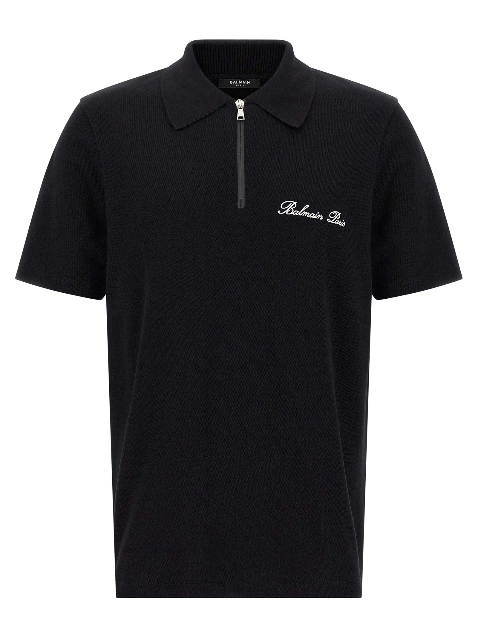 Balmain Logo Embroidery Polo Shirt